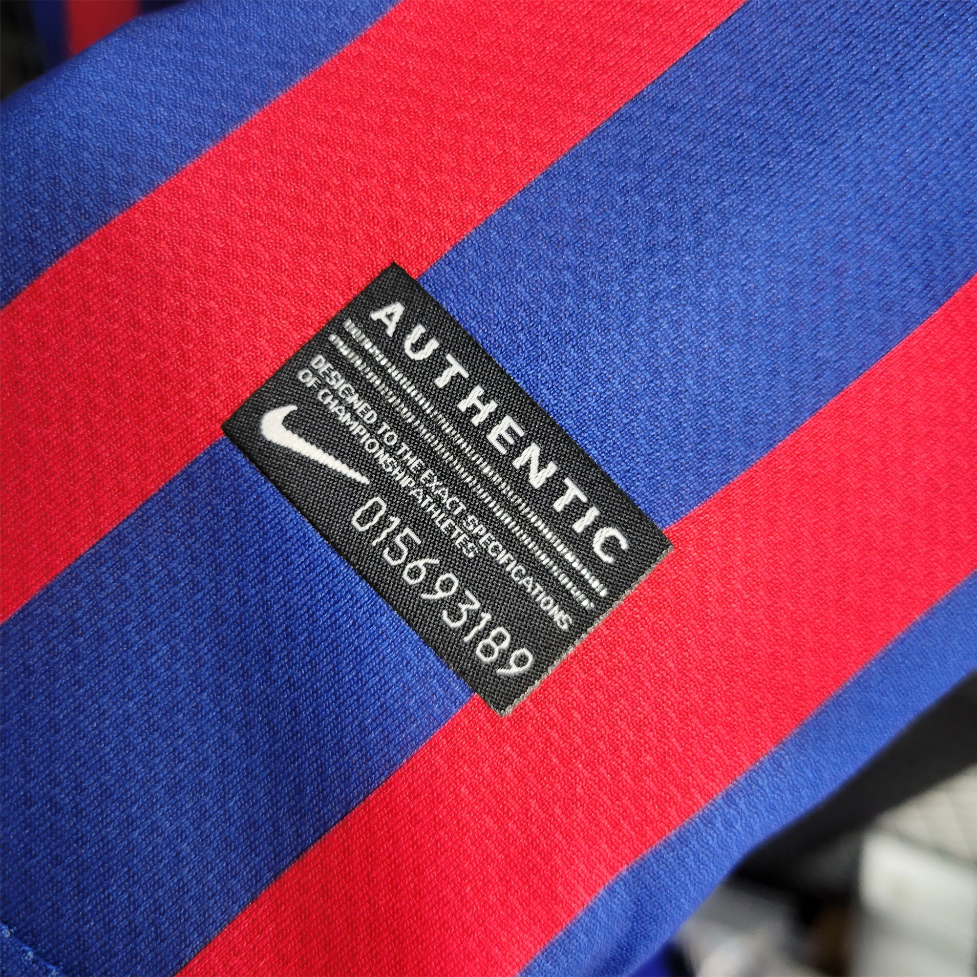AlphaJersey-Retro Barcelona 11-12 Home Stadium Long Sleeve Jersey