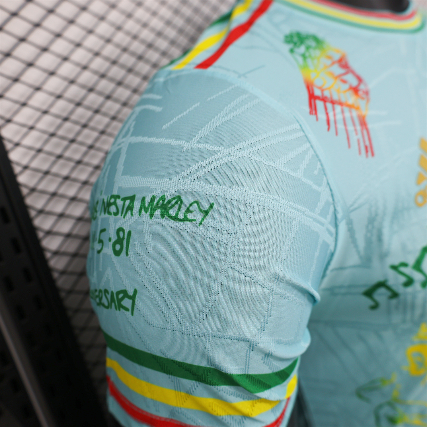 AlphaJersey-Ajax x B-O-B Marly 25-26 Light Blue Special Edition Jersey - Player Version