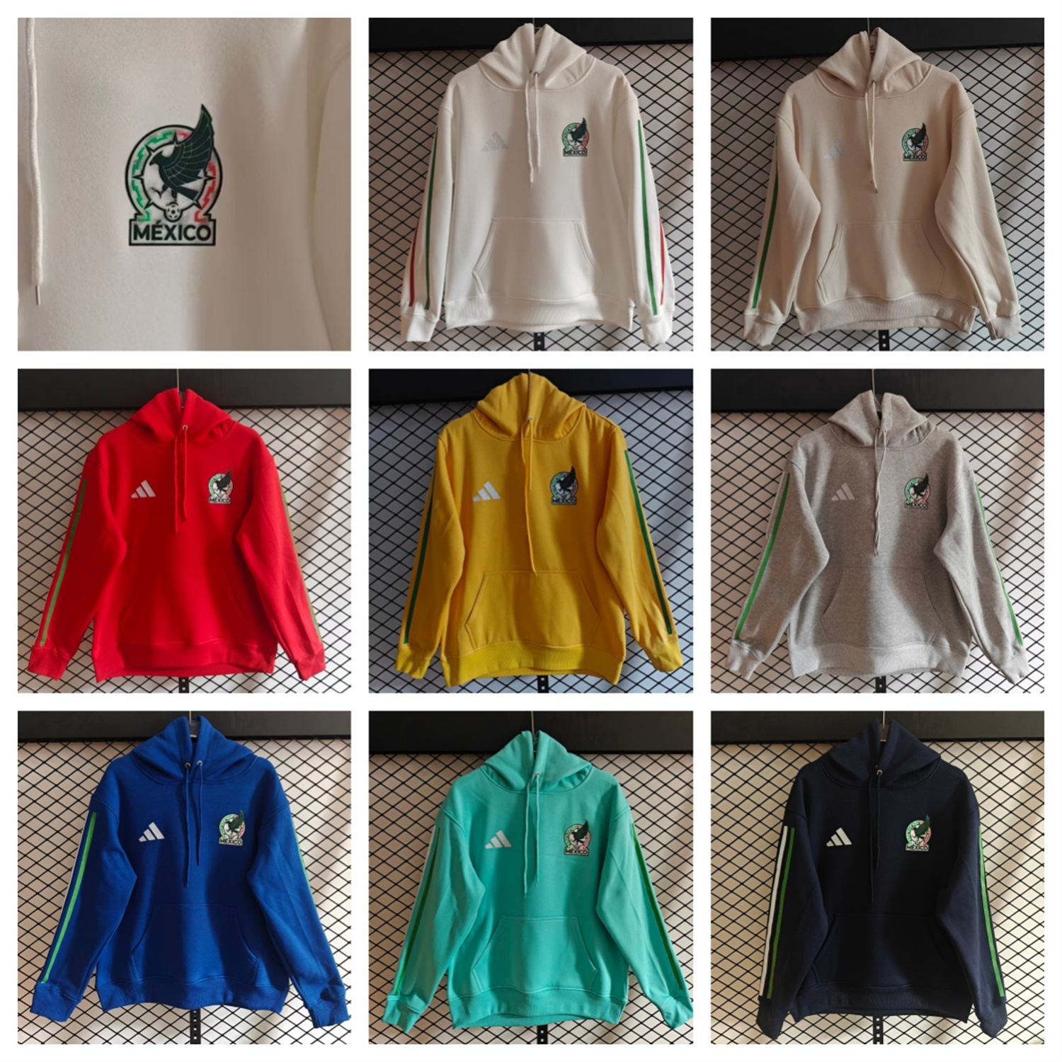 AlphaJersey-Mexico 2026 Away Unisex Pullover Hoodie