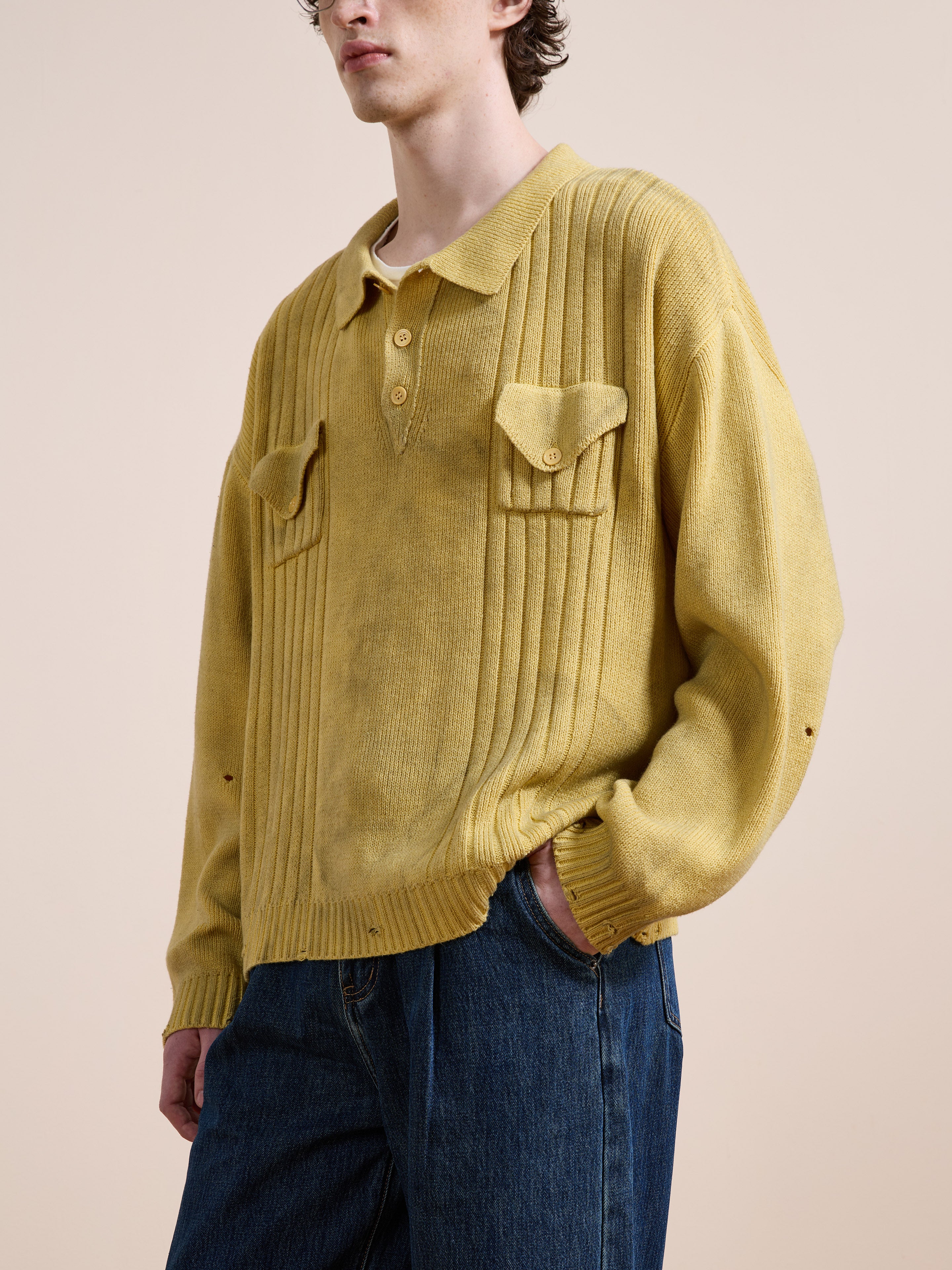Distressed Pullover Knit | Modern Menswear by yycbvcnbmmnbm