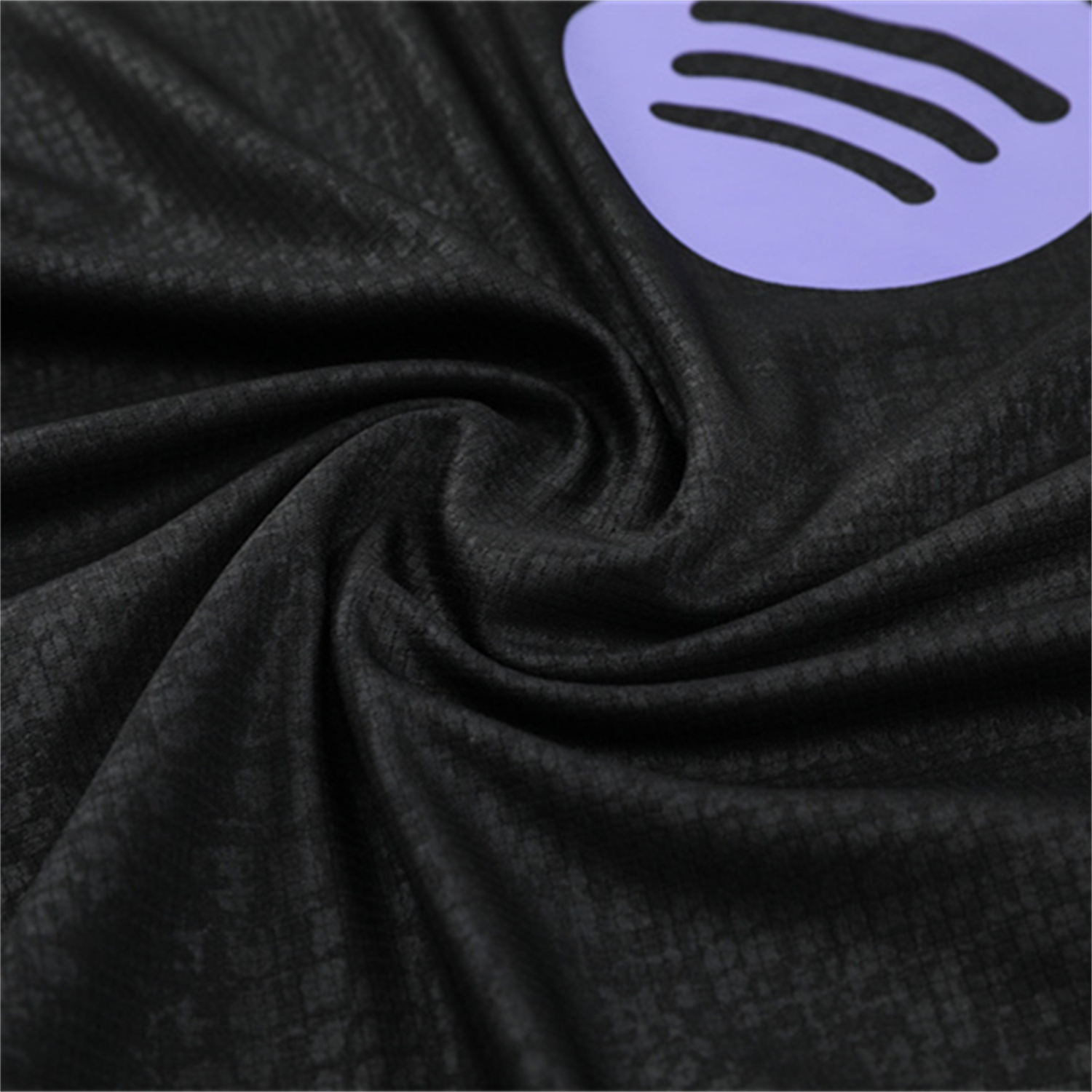AlphaJersey-Barcelona 25-26 X KB Short-Sleeve Training Set - Black Blue Top & Black Shorts