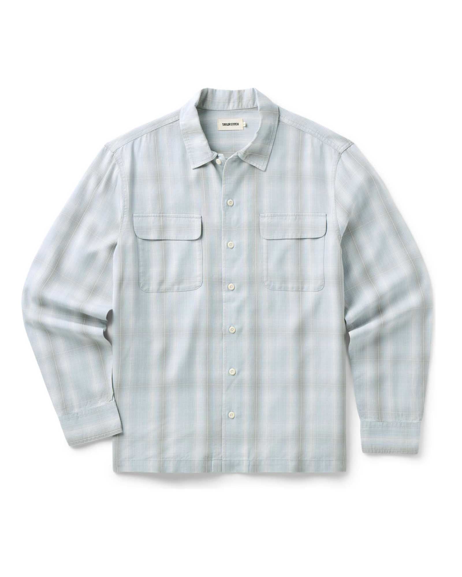 The Shore Shirt in Fog Check Lyocell | Modern Menswear by yycbvcnbmmnbm