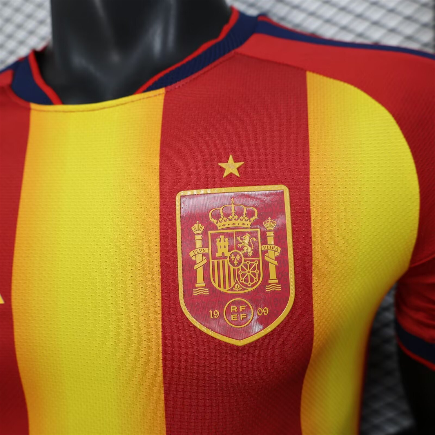 AlphaJersey-Spain 2026 Red And Yellow Stripes Special Jersey - Player Version