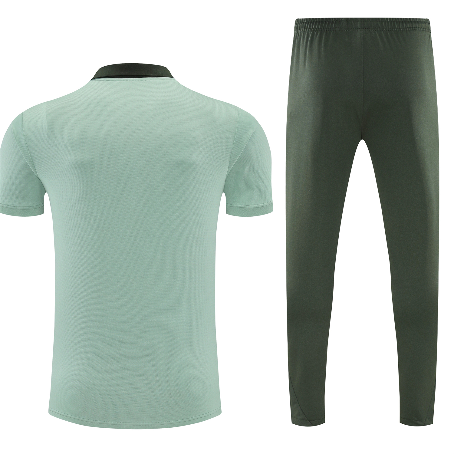 AlphaJersey-C.H.E.L.S.E.A 25-26 POLO Short-Sleeve Training Set - Light Green Top and Dark Green Pants