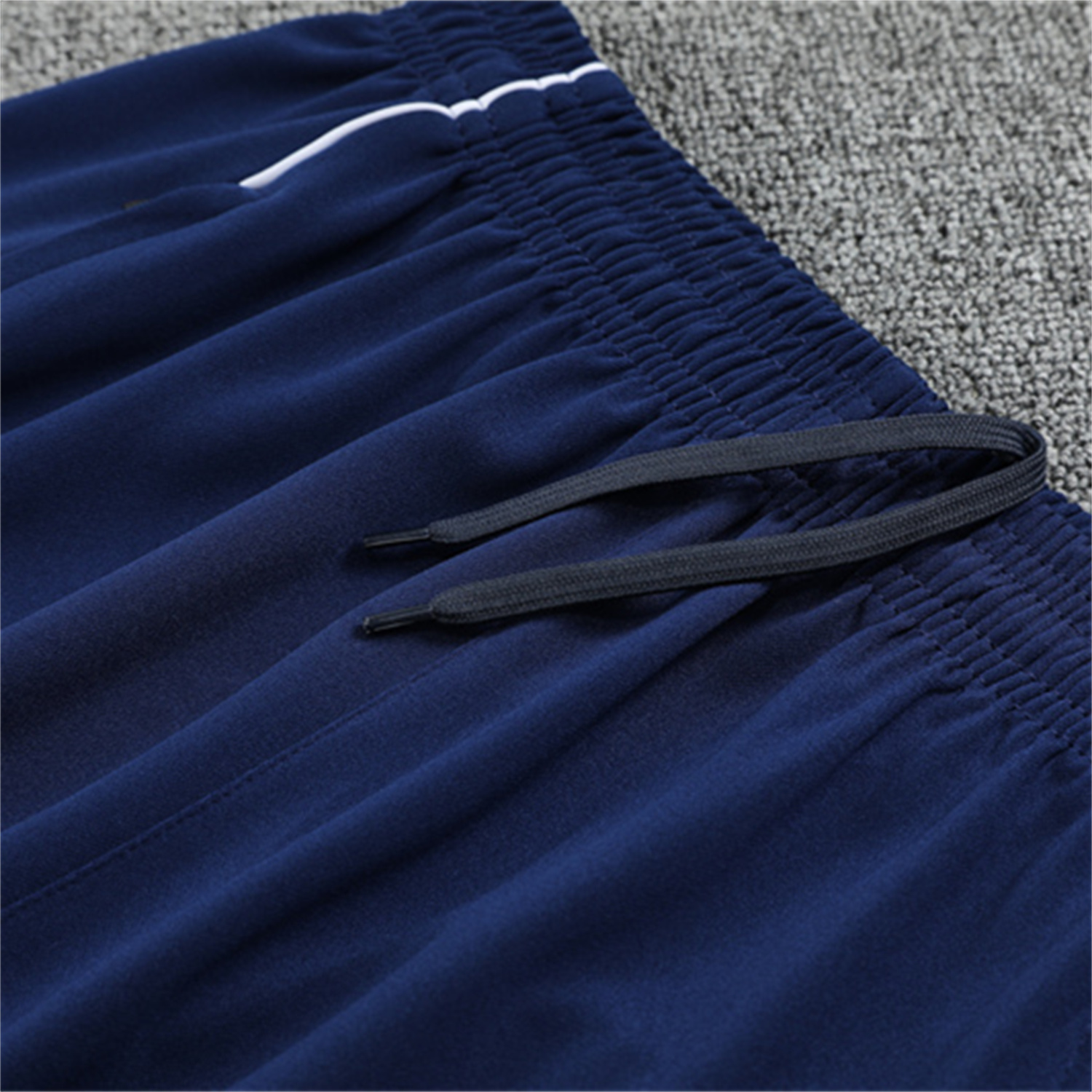 AlphaJersey-Arsenal 25-26 Kid Long Sleeves Training Set - Colorful Camouflage Top & Royal Blue Pants