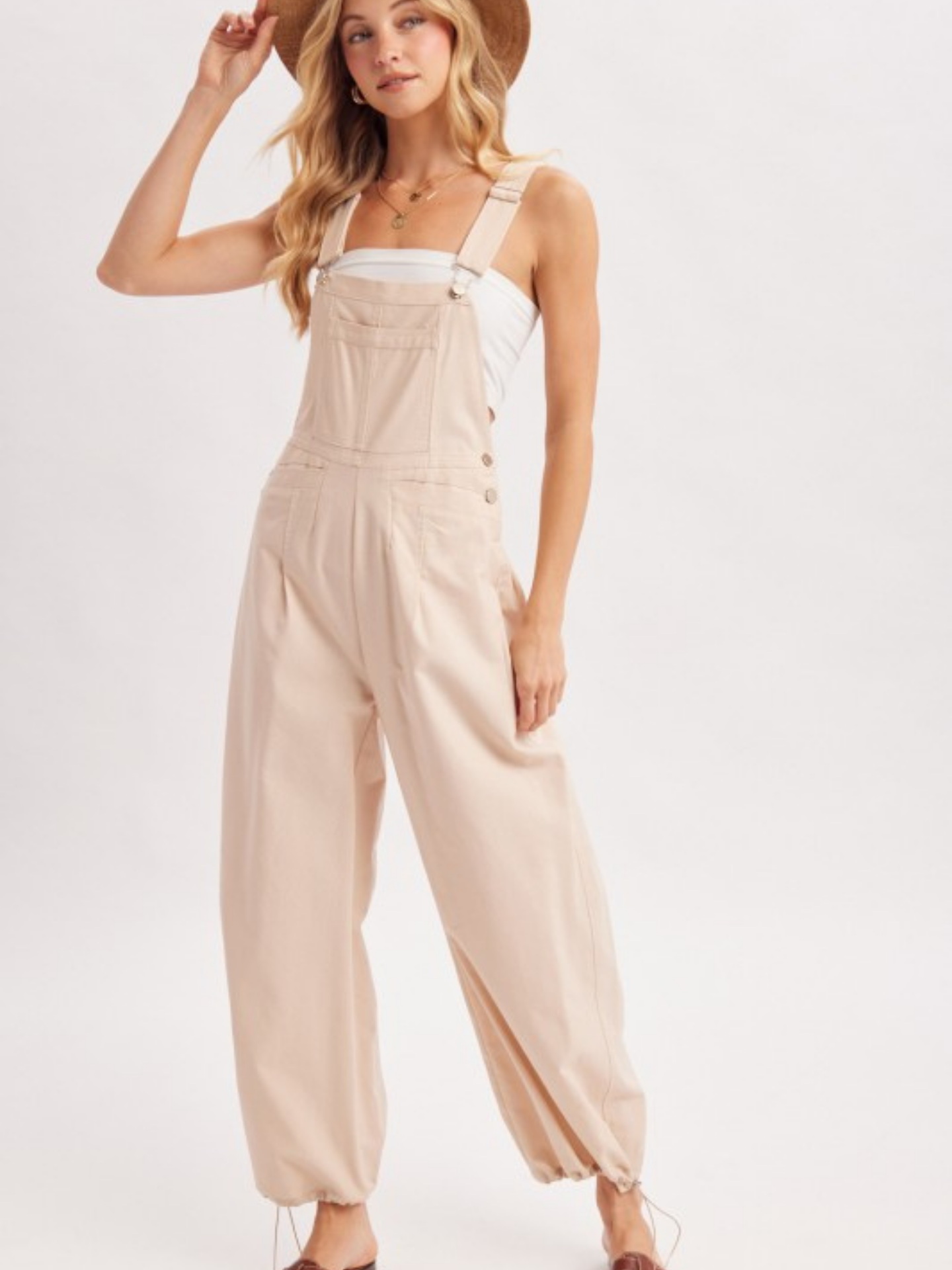 Cargo Drawstring Overalls | Elegant Women's Fashion by coolavocek