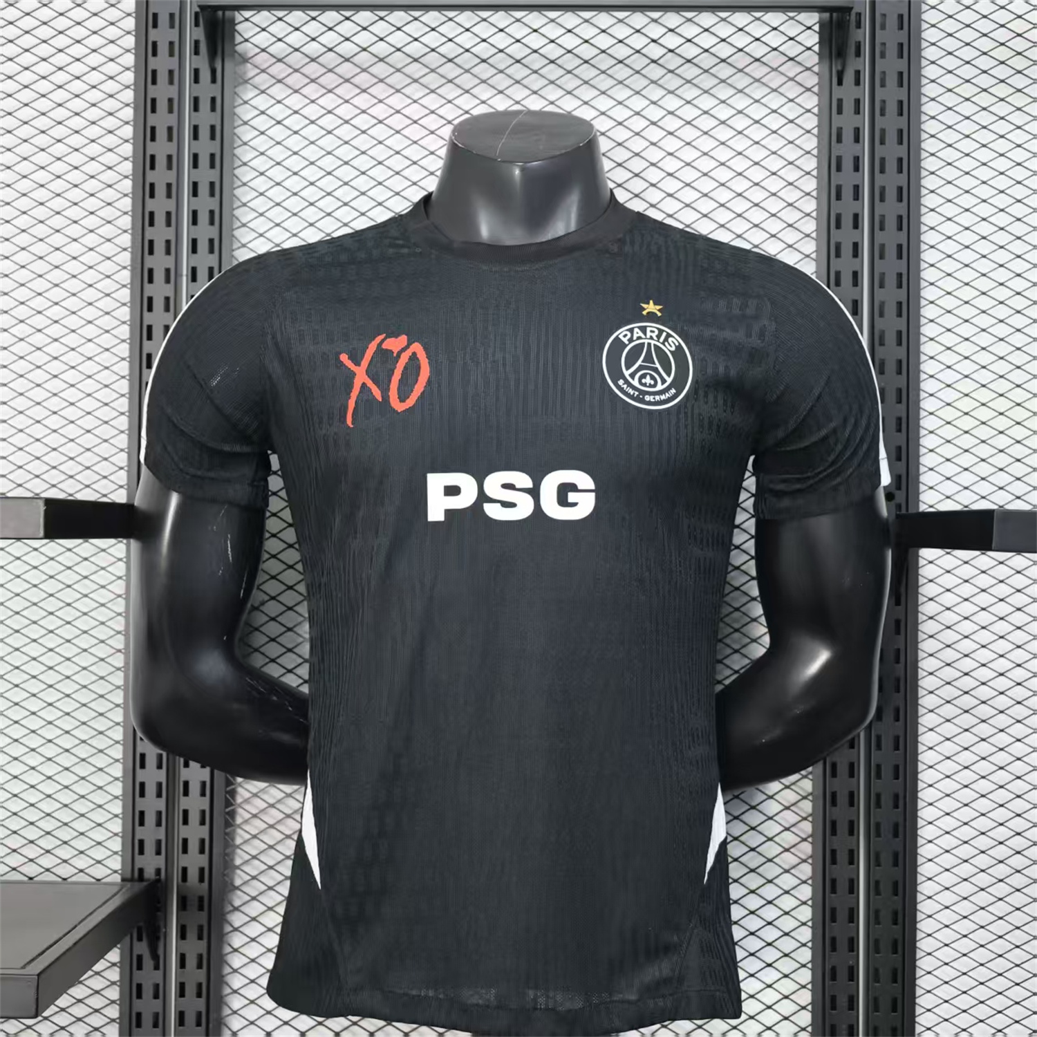 AlphaJersey-Paris Saint-Germain PSG 25-26 Black XO Special Jersey - Player Version