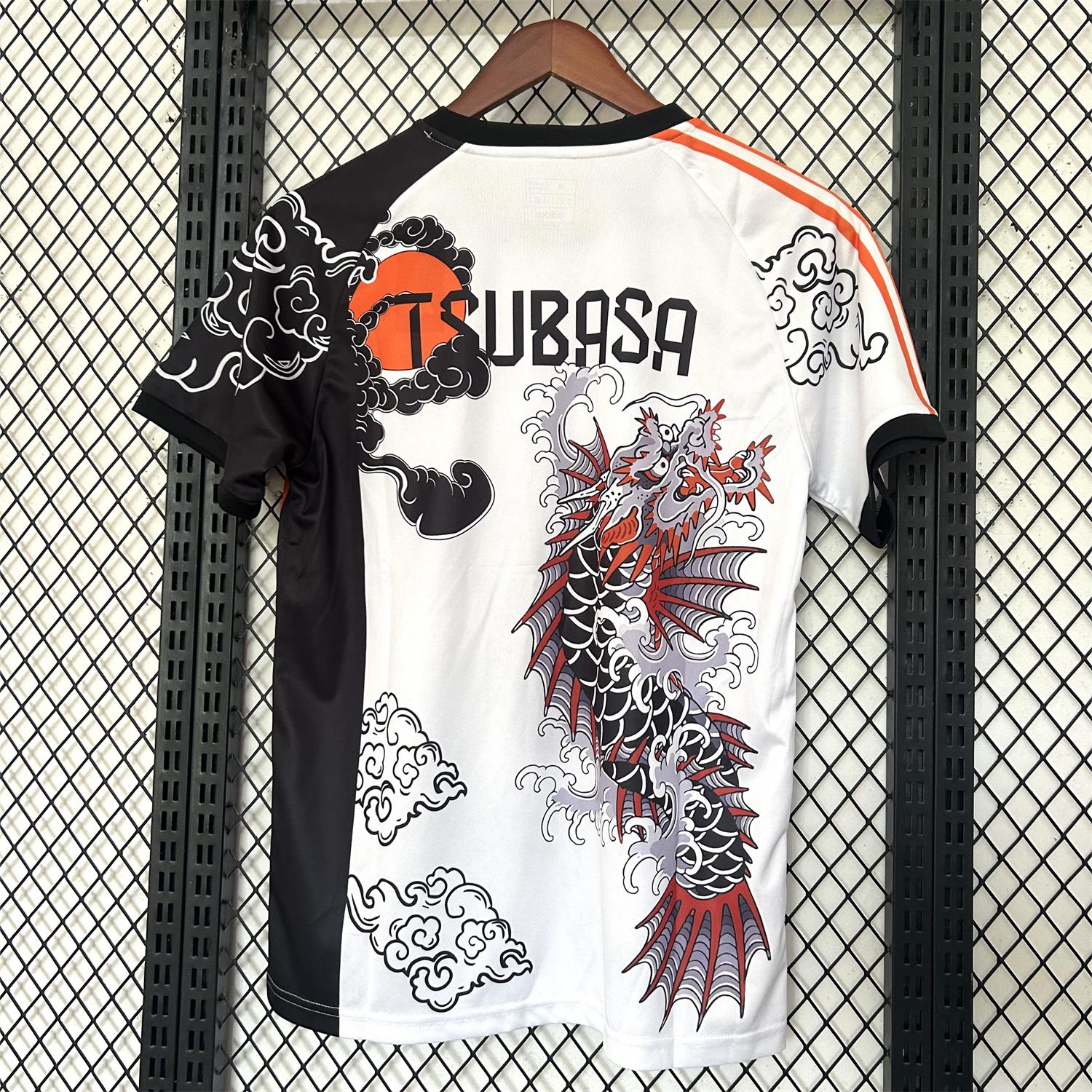AlphaJersey-Japan 25-26 Betta Fish And Samurai Sword White Special Jersey - Fans Version