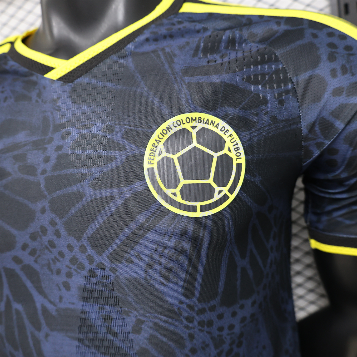 AlphaJersey-Colombia 2026 Grey And Black Special Jersey - Player Version