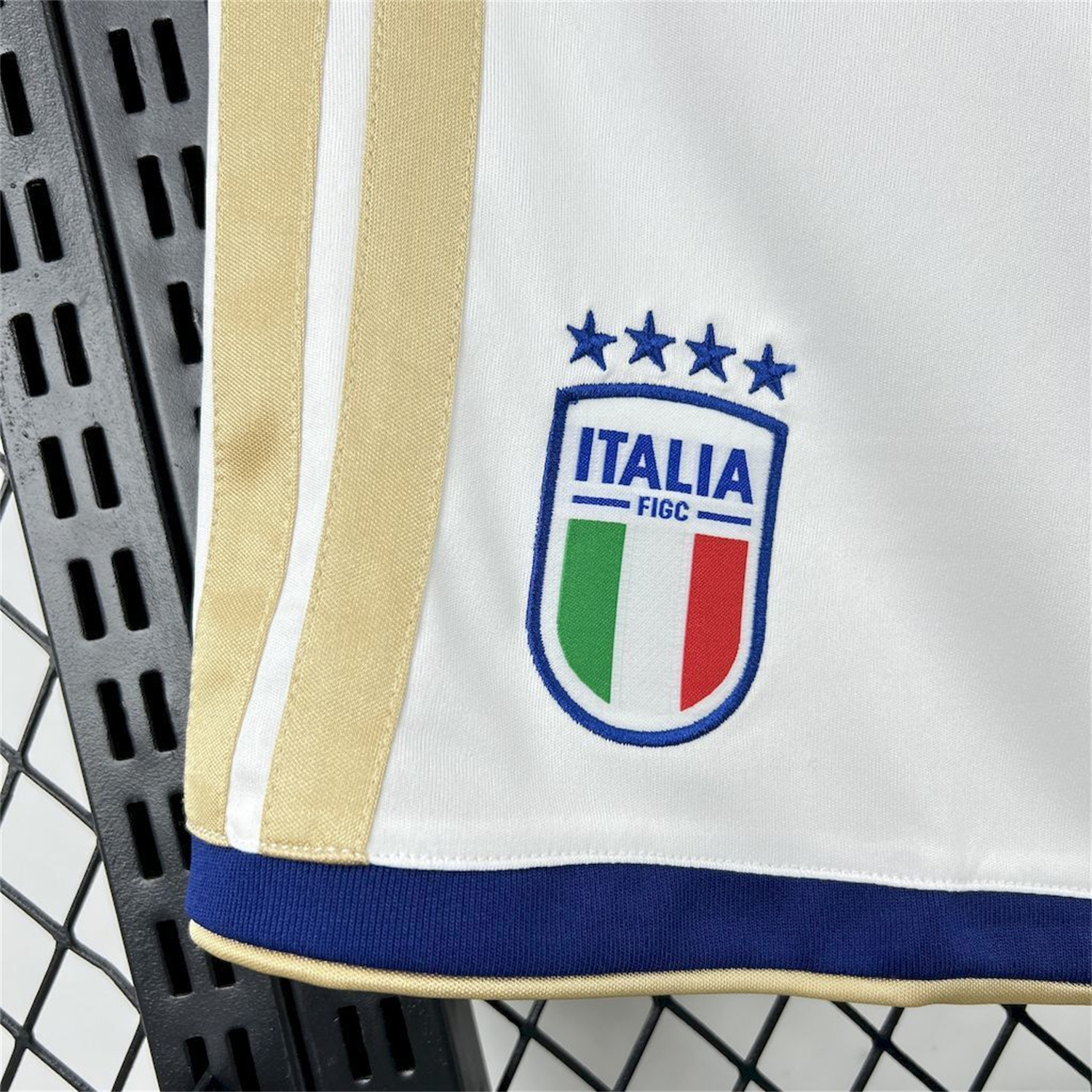 AlphaJersey-Italy 2026 Home White Shorts - Fans Version