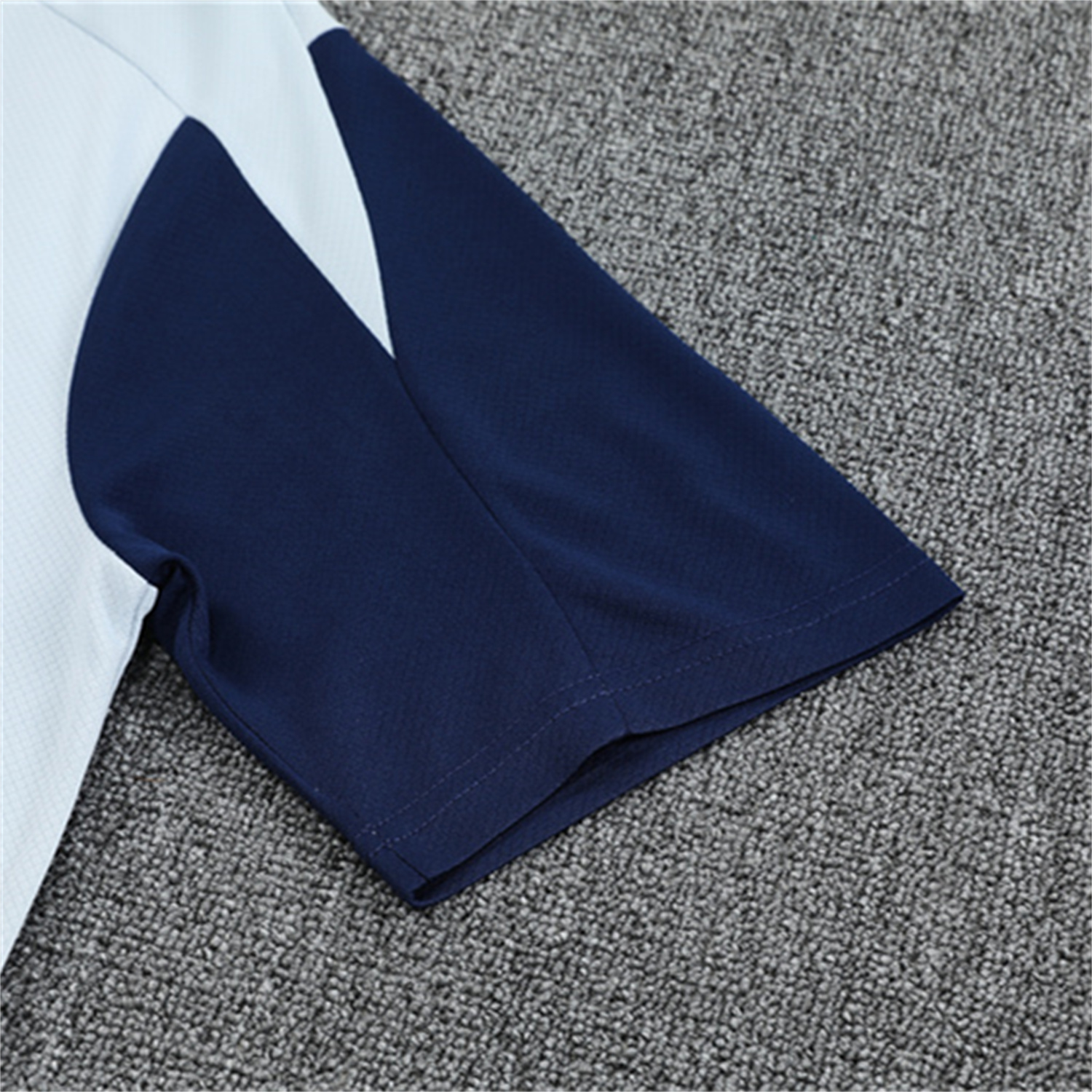 AlphaJersey-Inter Milan 25-26 Short-Sleeve Training Set - Light Grey Top & Blue Shorts