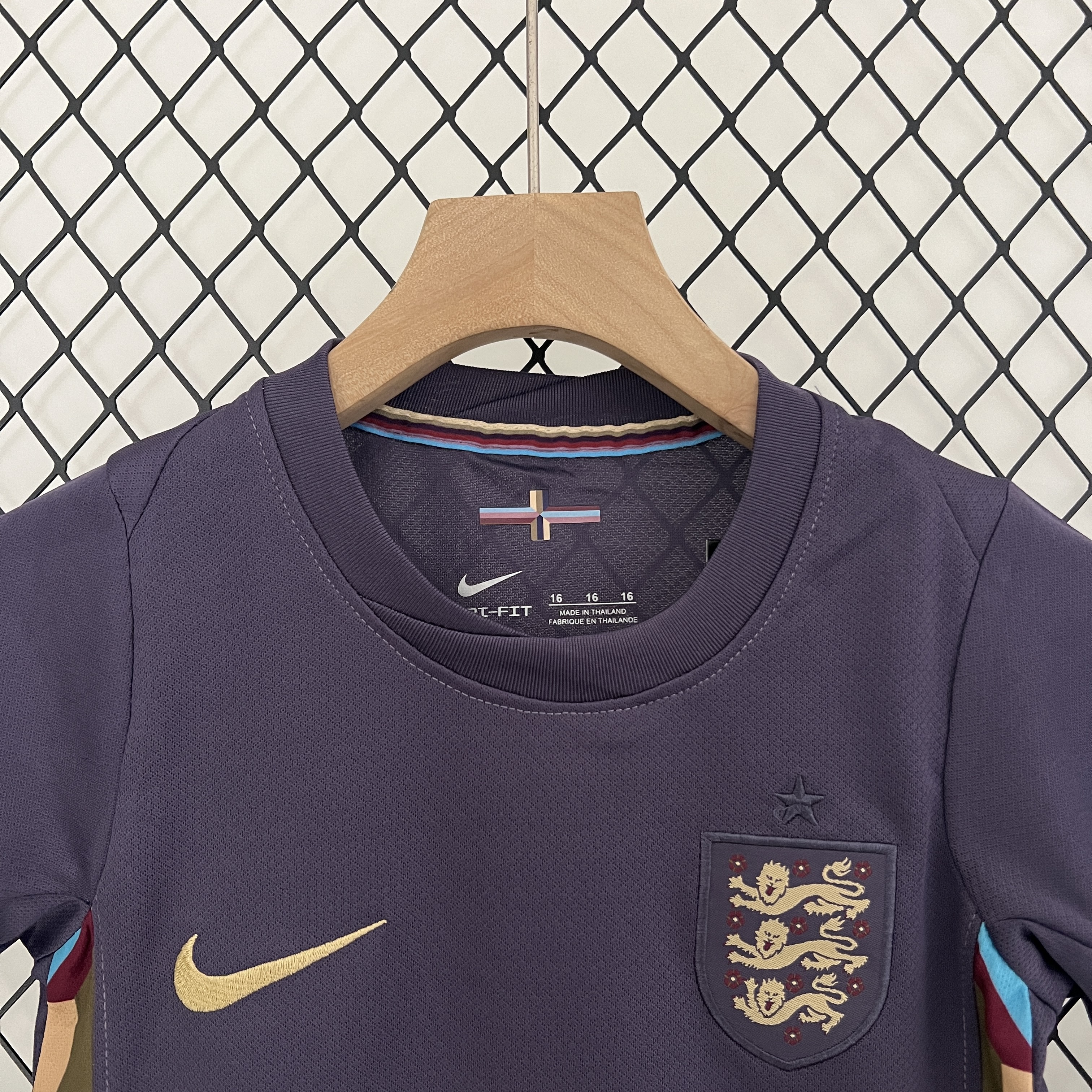 AlphaJersey-England 2024 Away Stadium Kids Kit