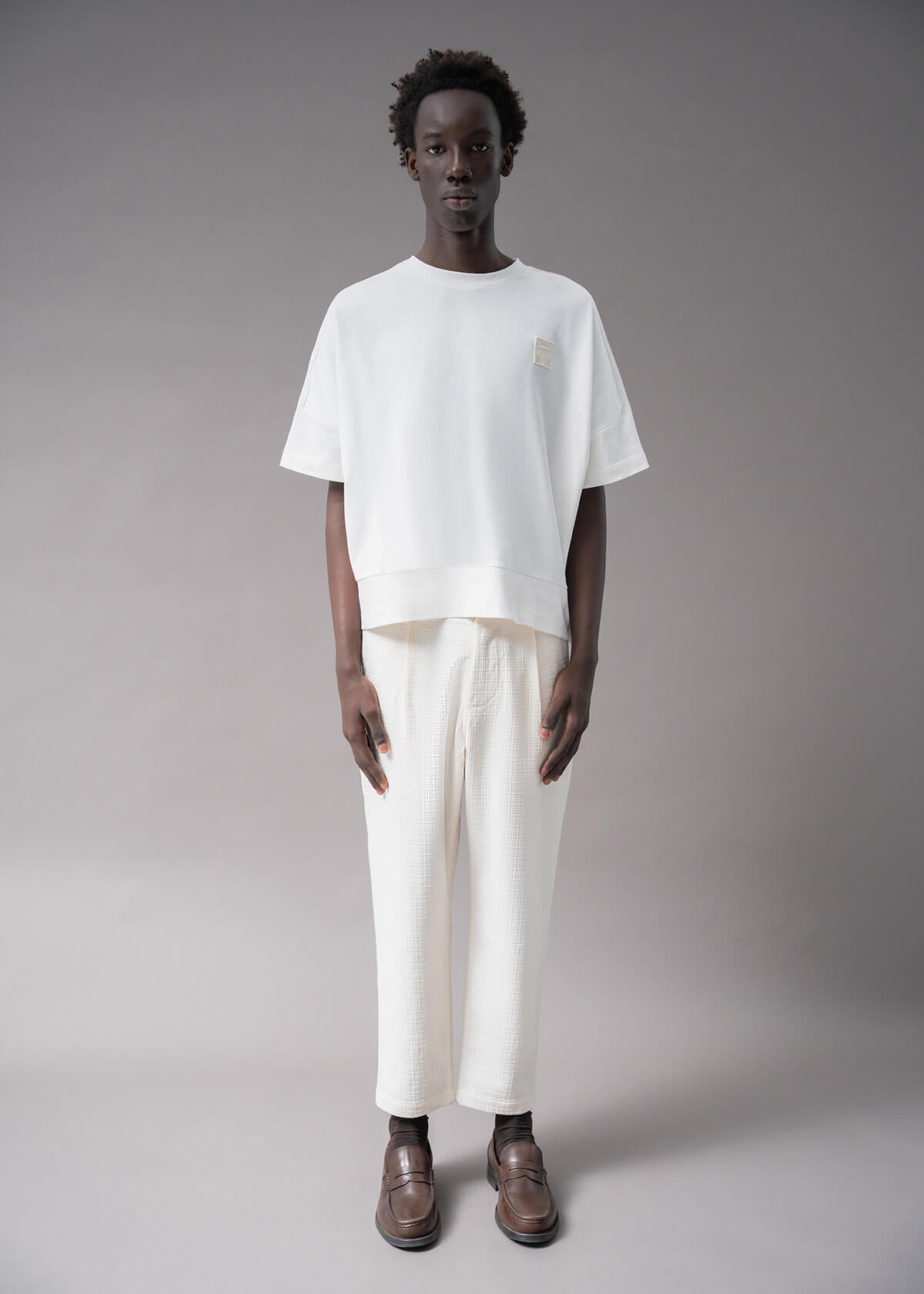 Off White Grid Pant: Boxer Fit | Modern Menswear by yycbvcnbmmnbm