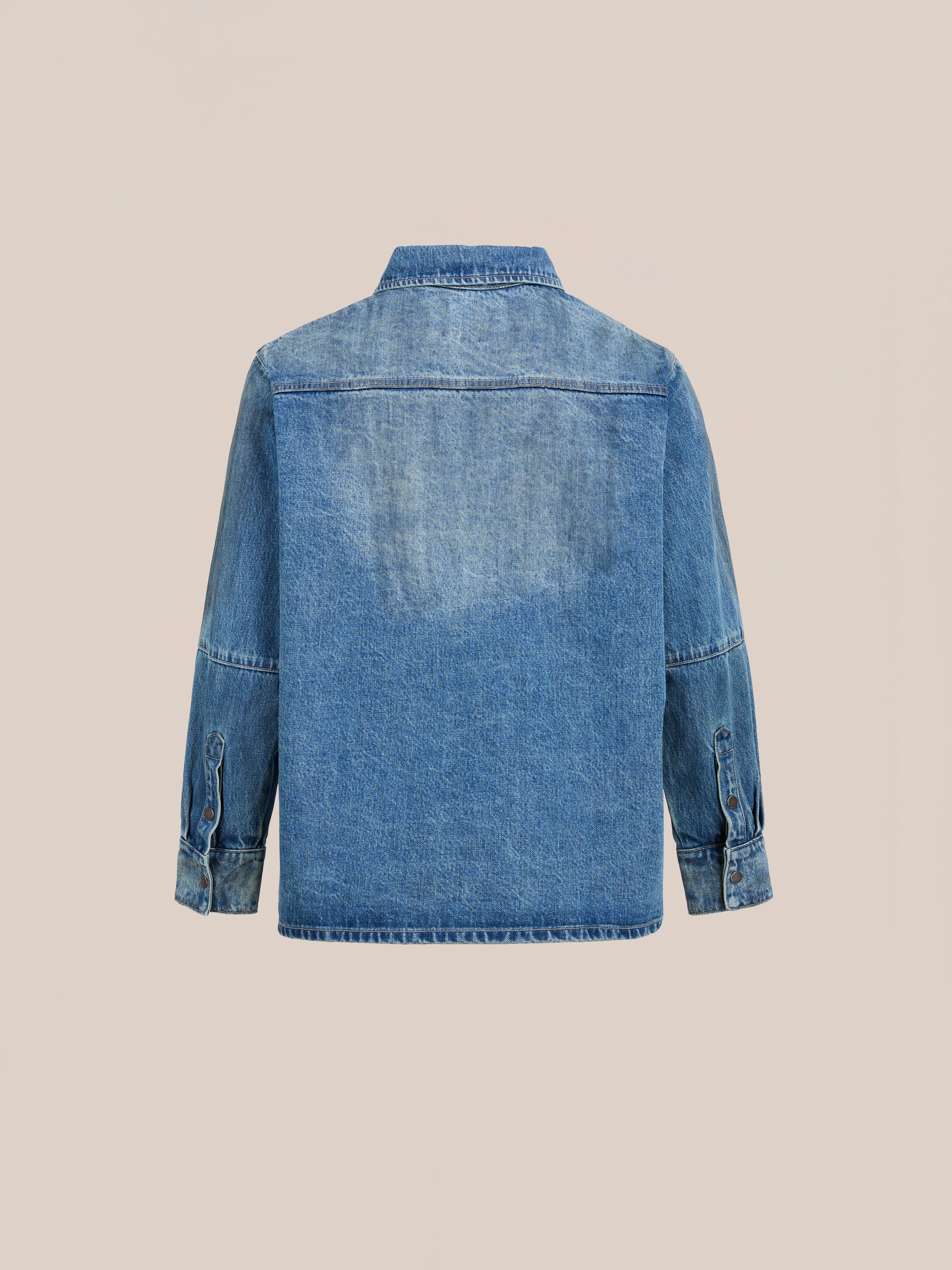 Western Denim Painter Shirt | Modern Menswear by yycbvcnbmmnbm