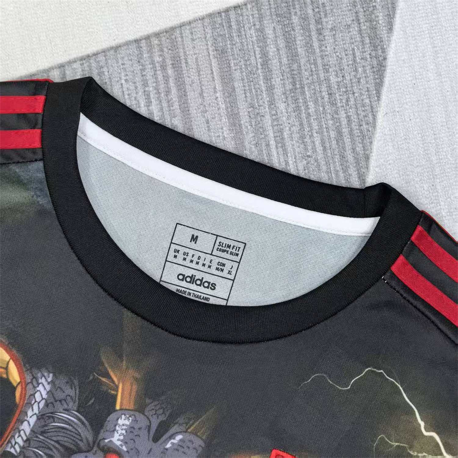 AlphaJersey-Japan 25-26 Black Goku And Shenron Special Jersey - Fans Version