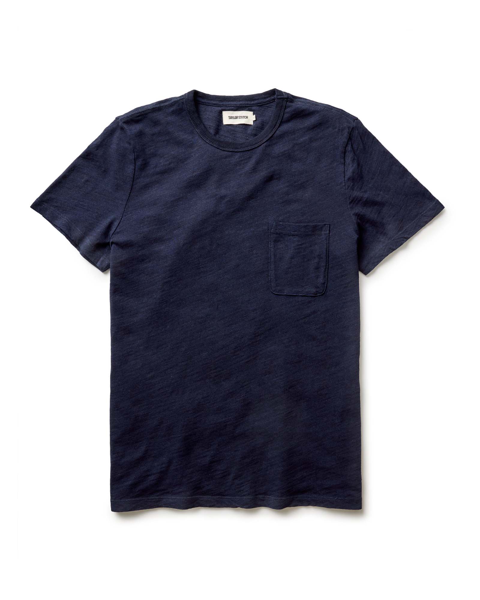 The Slub Tee in Rinsed Indigo | Modern Menswear by yycbvcnbmmnbm