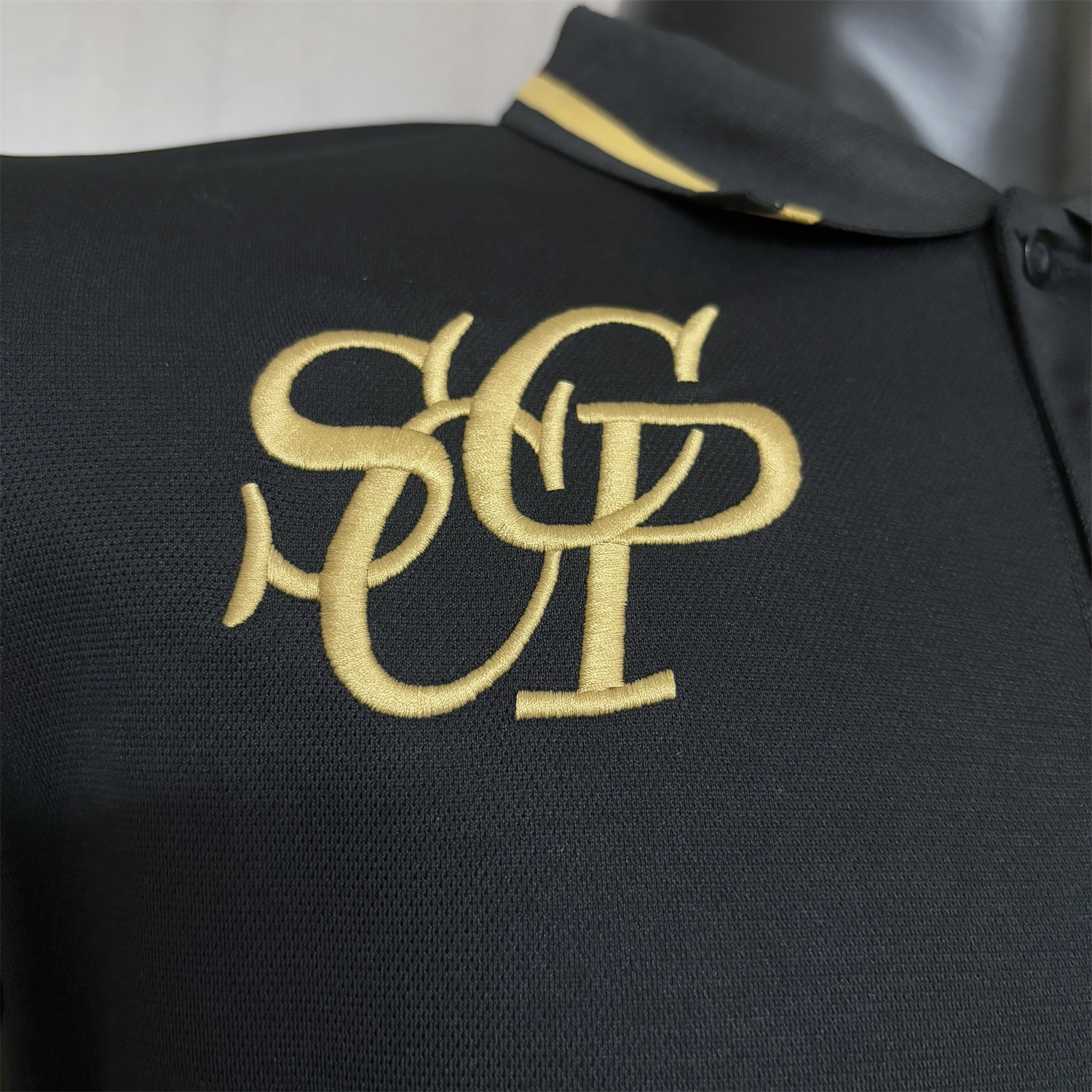 AlphaJersey-Corinthians 25-26 Black Gold Special Jersey - Player Version