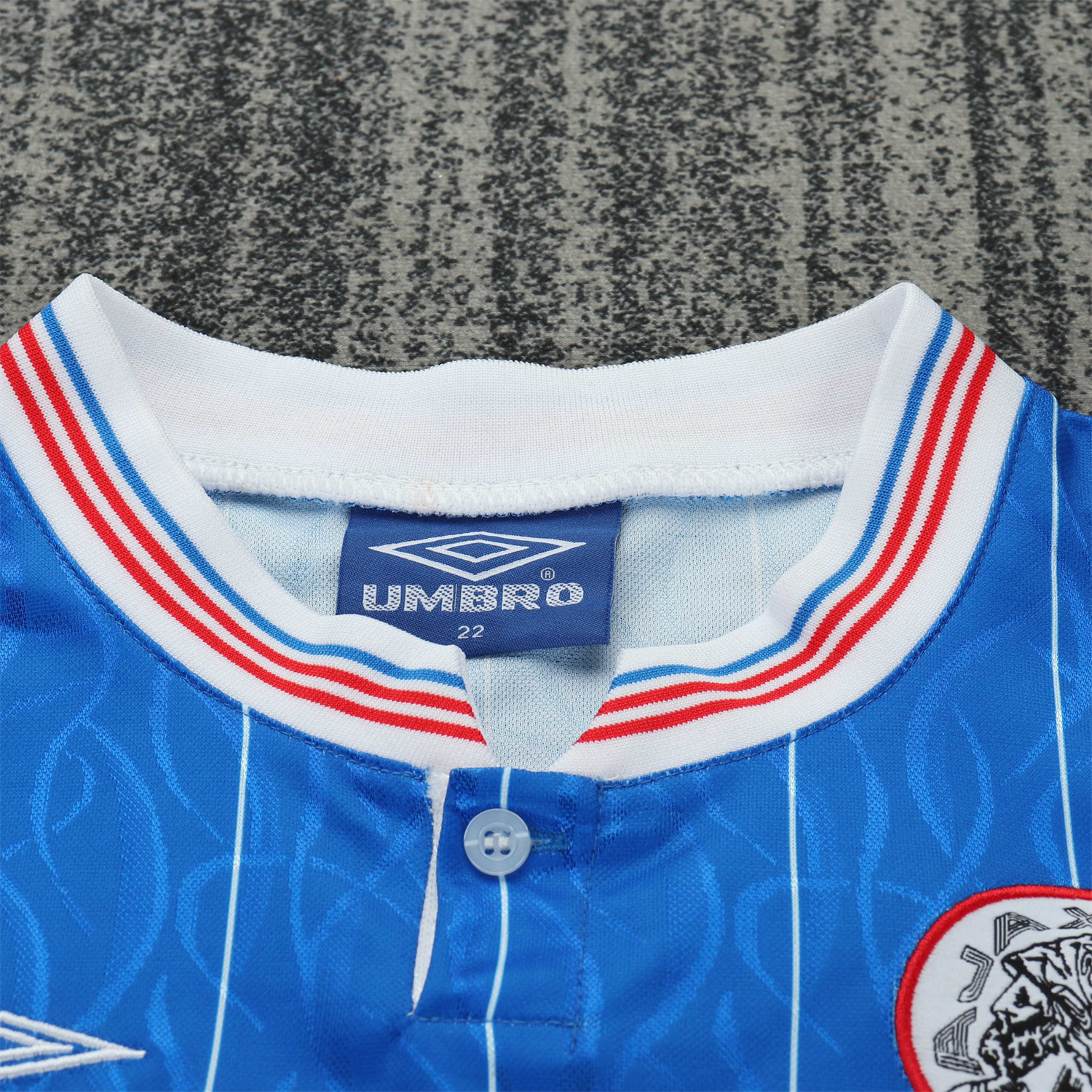 AlphaJersey-Retro Ajax 1989-90 Away Kids Kit