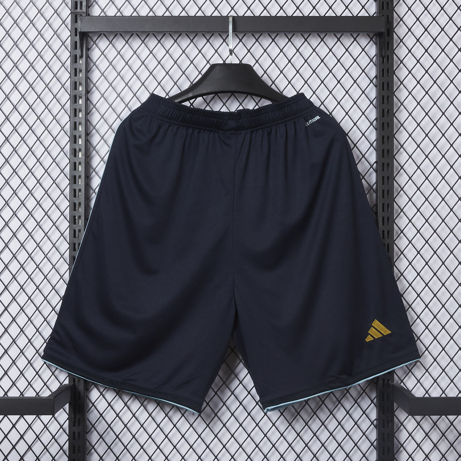 AlphaJersey-Argentina 2026 Home Black Shorts - Fans Version