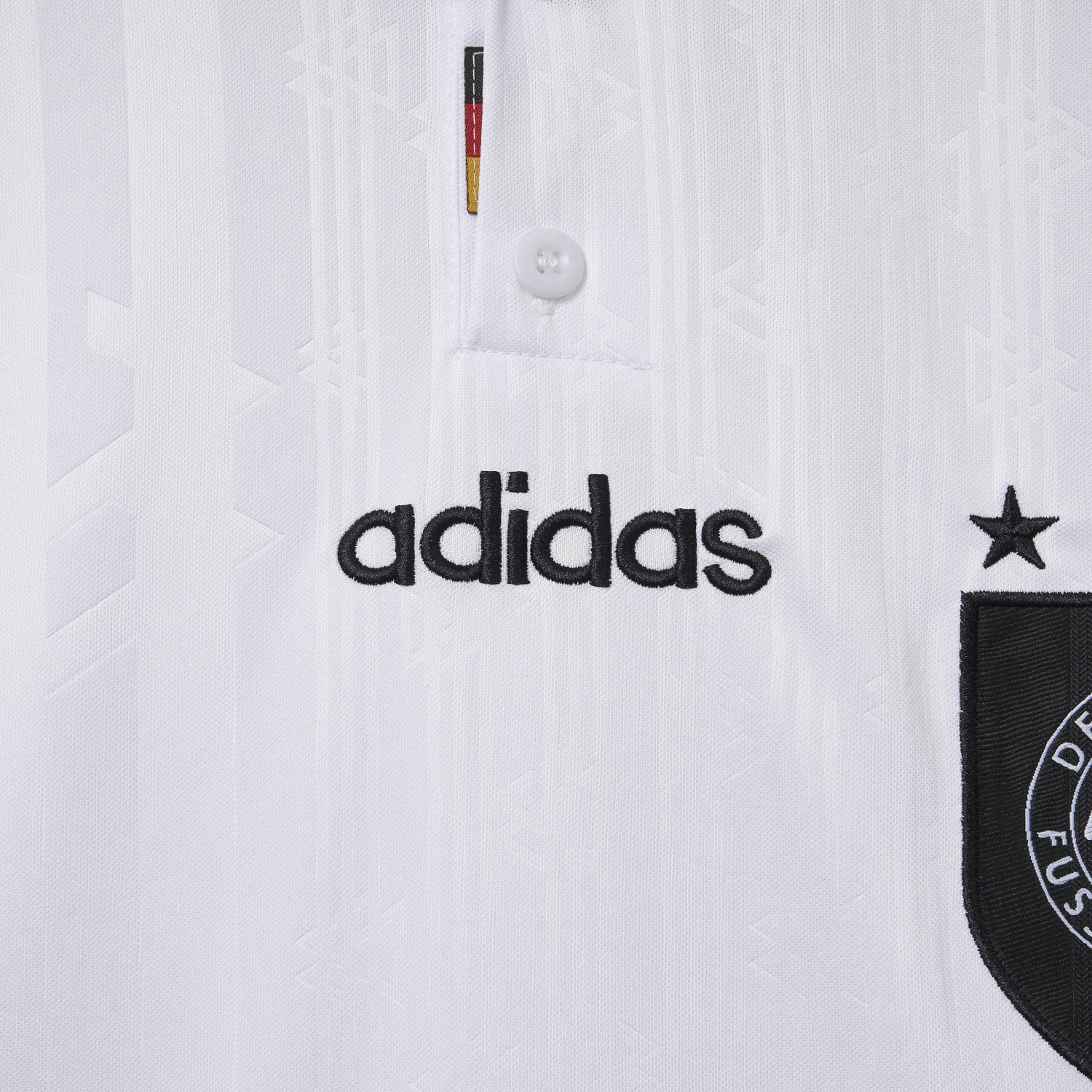 AlphaJersey-Retro Germany 1996 Home Long Sleeves Jersey