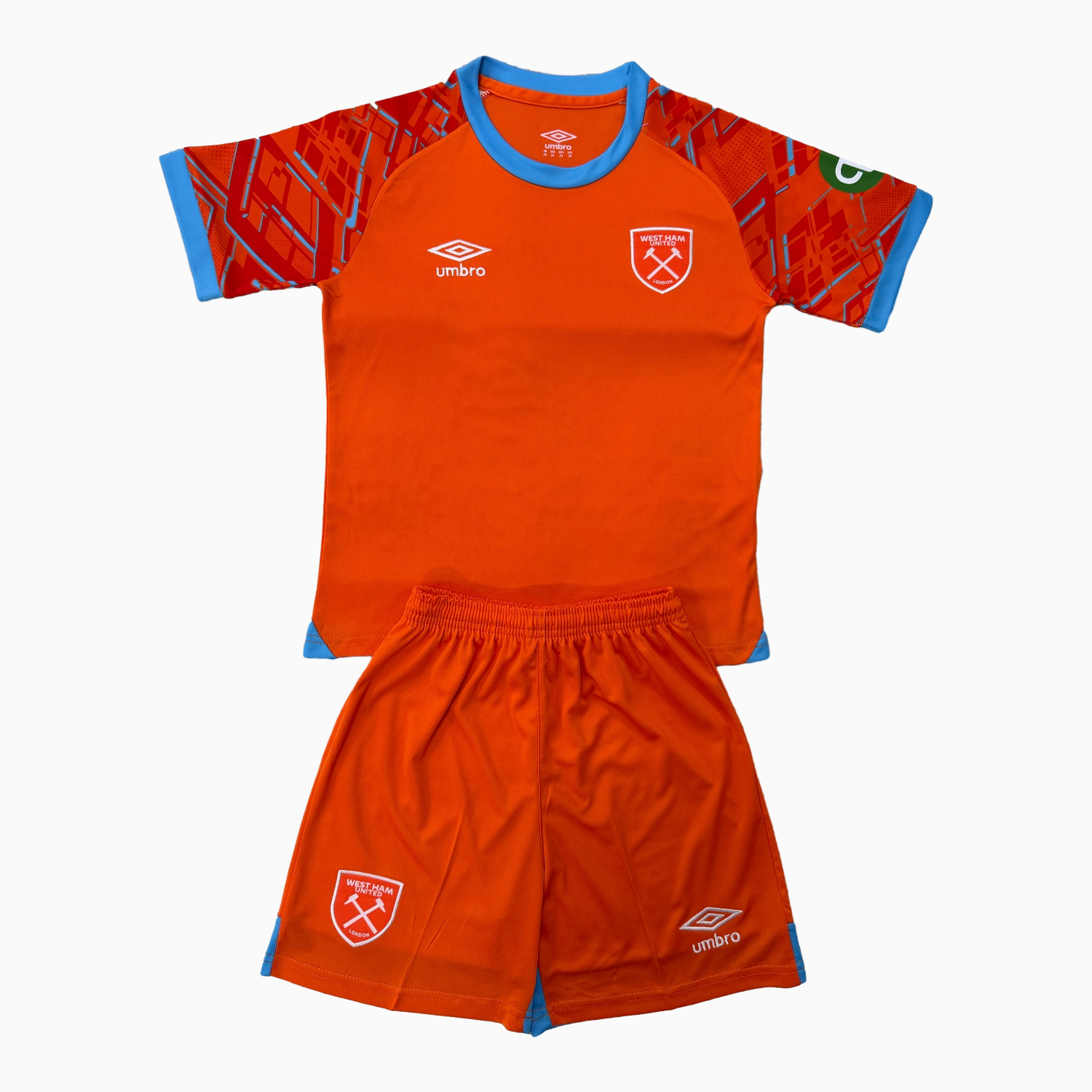 AlphaJersey-West Ham United 25-26 Orange Goalkeeper Kids Kit