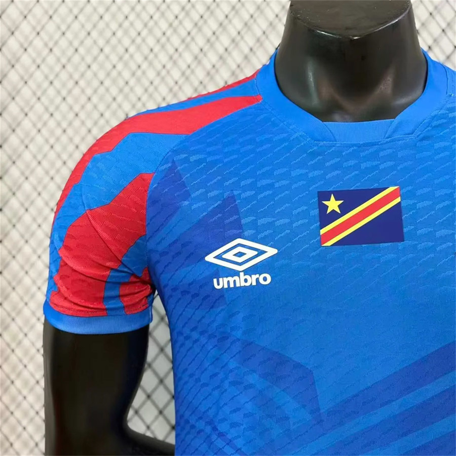 AlphaJersey-Retro Congo 2023 Home Blue Jersey - Player Version