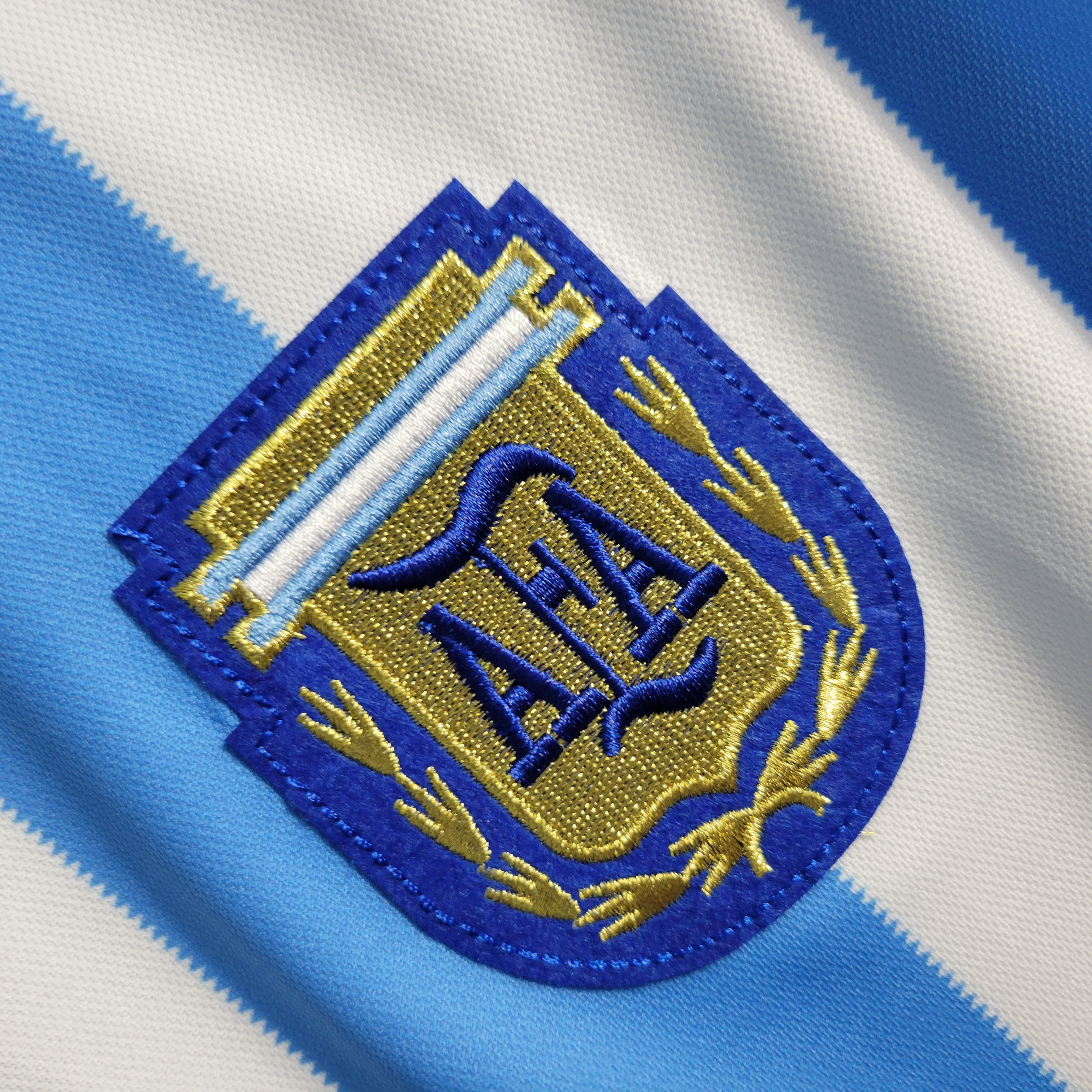 AlphaJersey-Retro Argentina 1986 Home Stadium Jersey