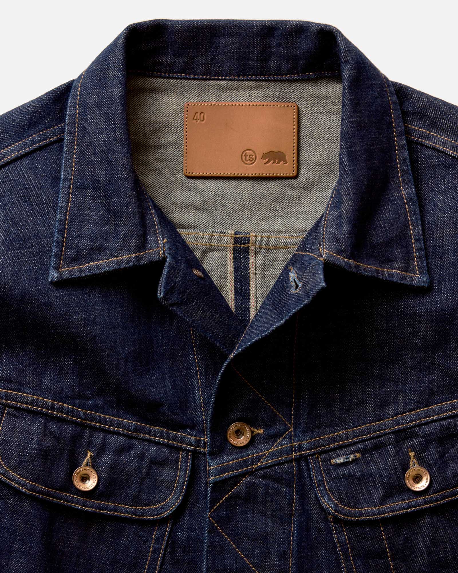 The Long Haul Jacket in Rinsed Organic Selvedge | Modern Menswear by yycbvcnbmmnbm