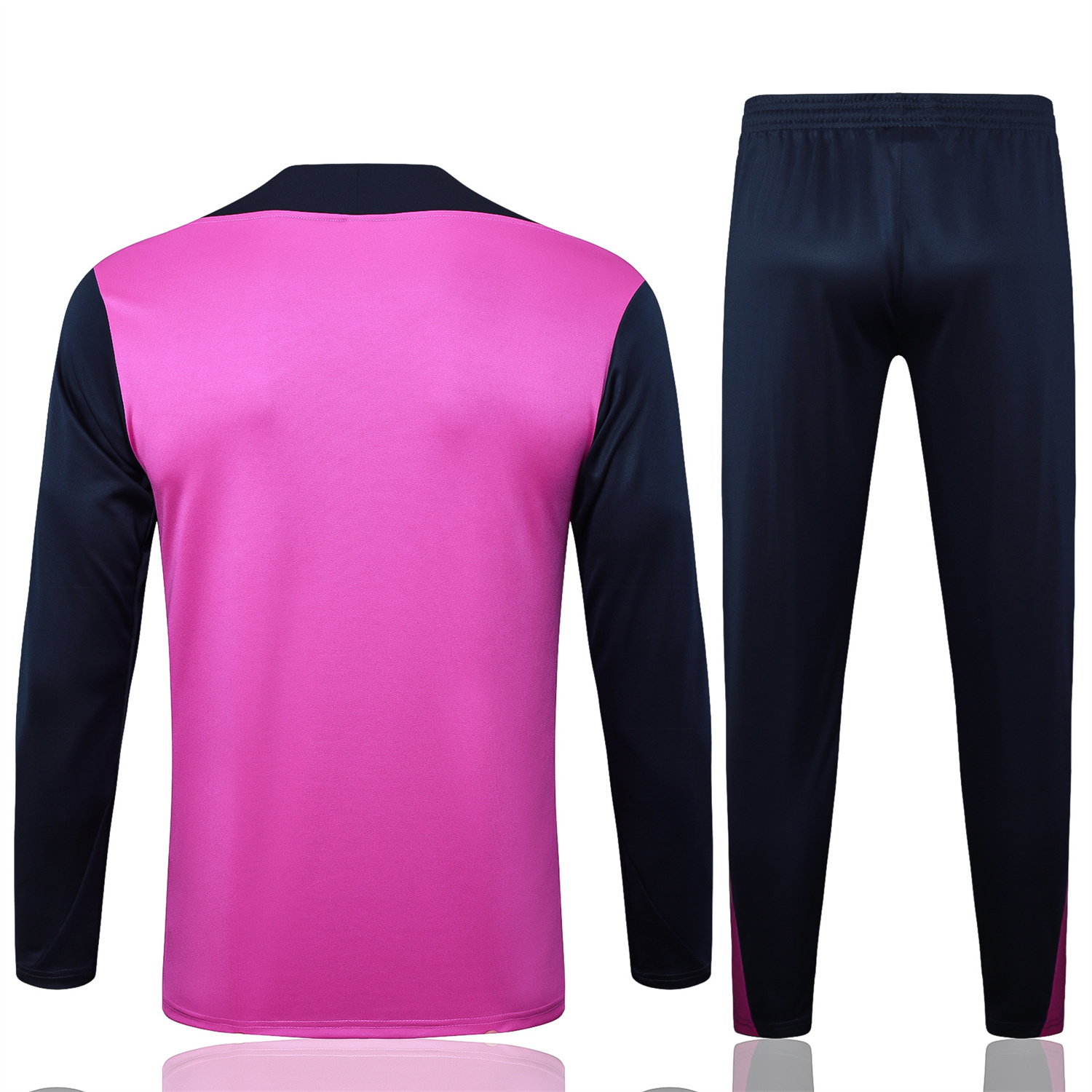 AlphaJersey-Barcelona 25-26 Long Sleeve Training Set - Purple Top and Deep Blue Pants