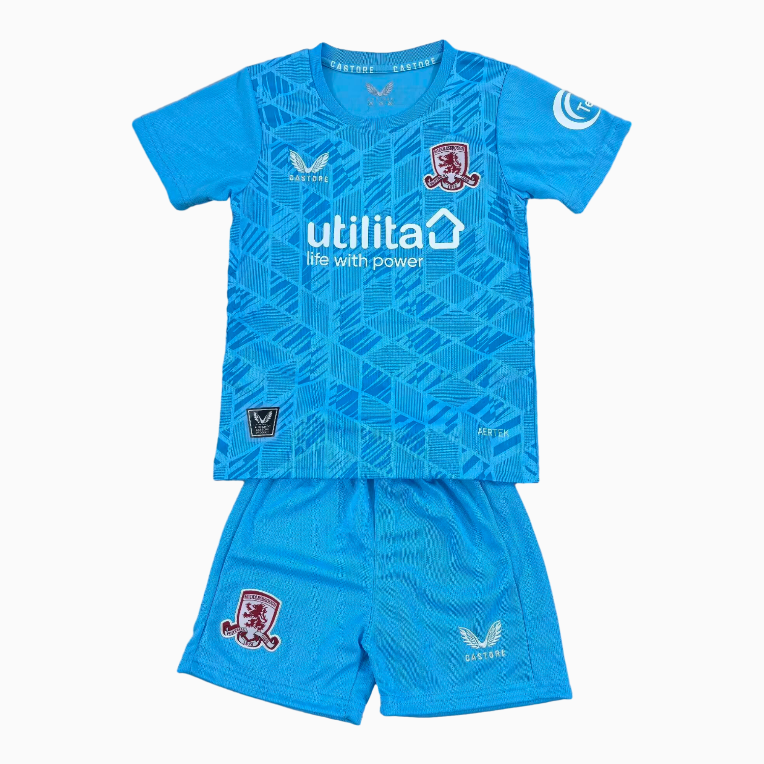 AlphaJersey-Middlesbrough 25-26 Third Blue Kids Kit