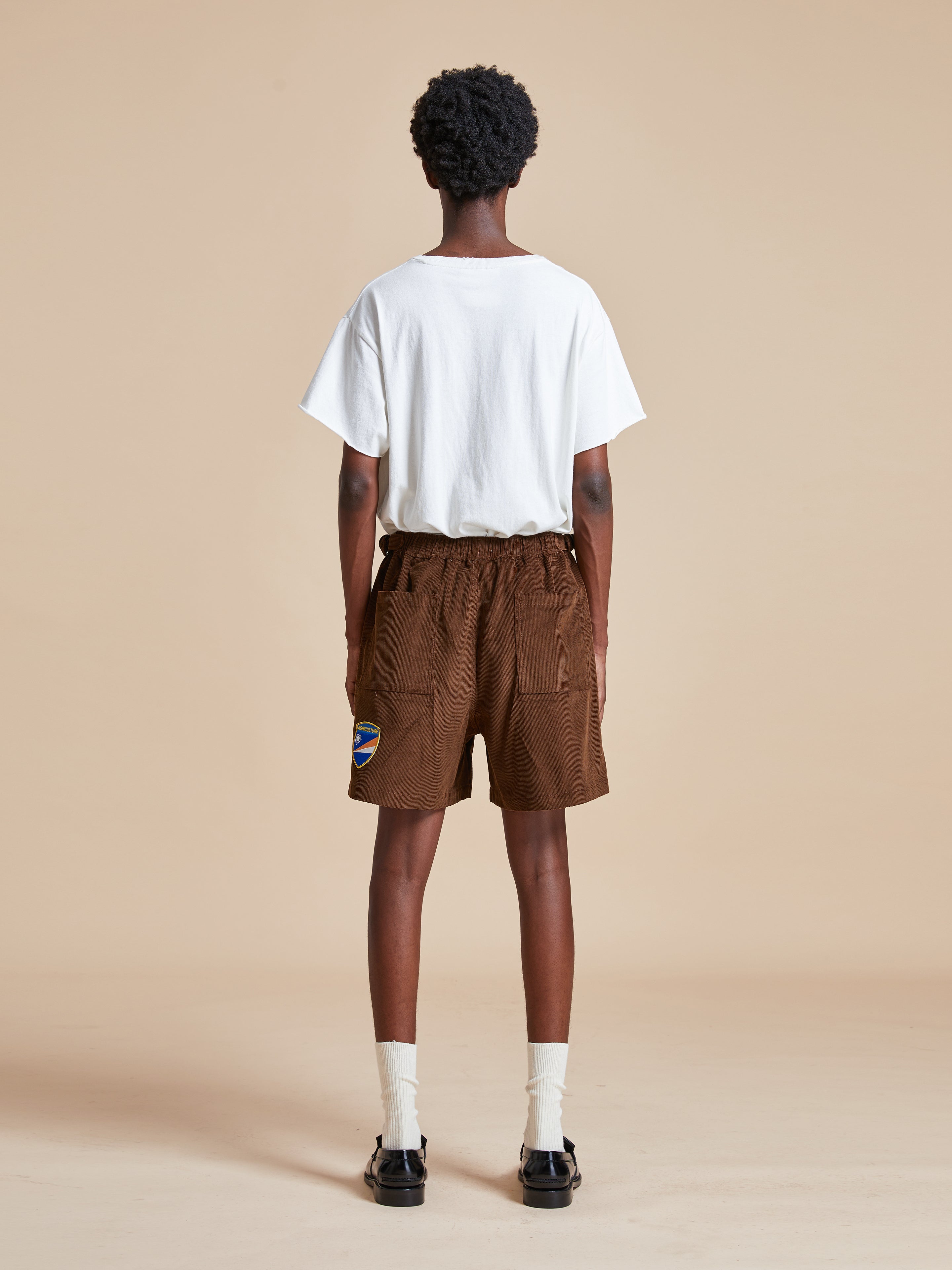Canoe Multi Patch Corduroy Shorts | Modern Menswear by yycbvcnbmmnbm