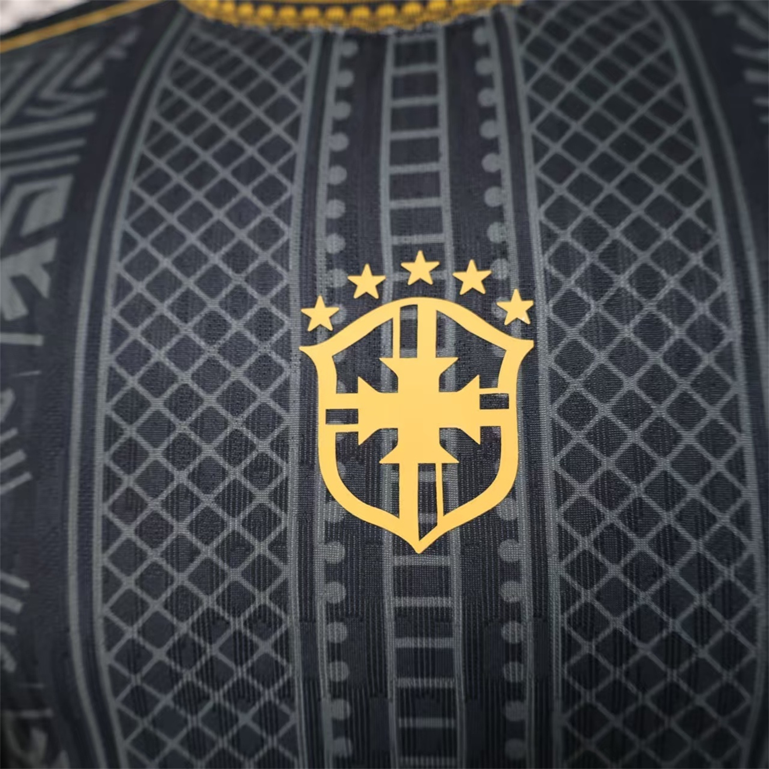 AlphaJersey-Brazil 2026 COMMA Black Neymar Special Jersey - Player Version