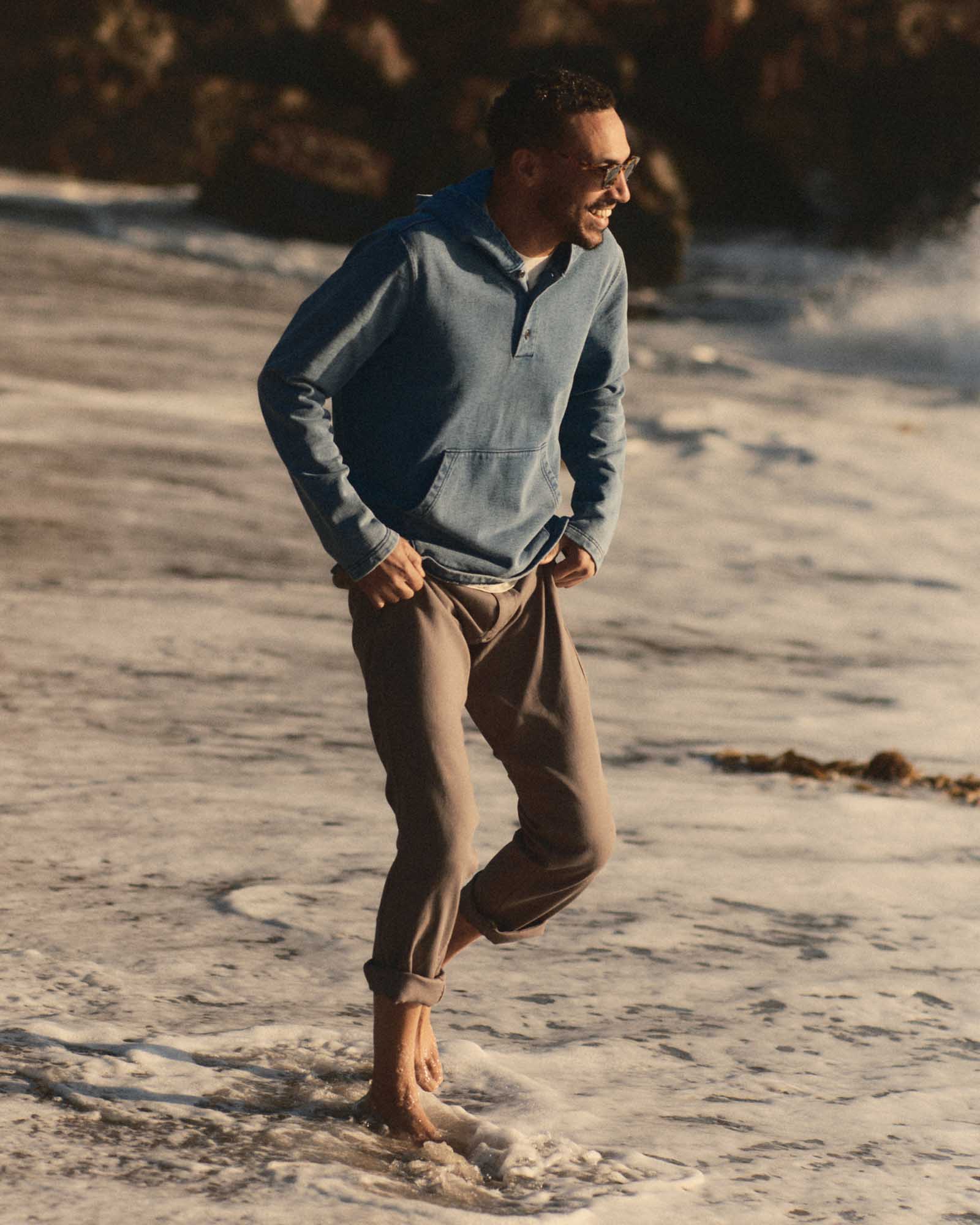 The Roamer Pant in Smoked Olive Broken Twill | Modern Menswear by yycbvcnbmmnbm