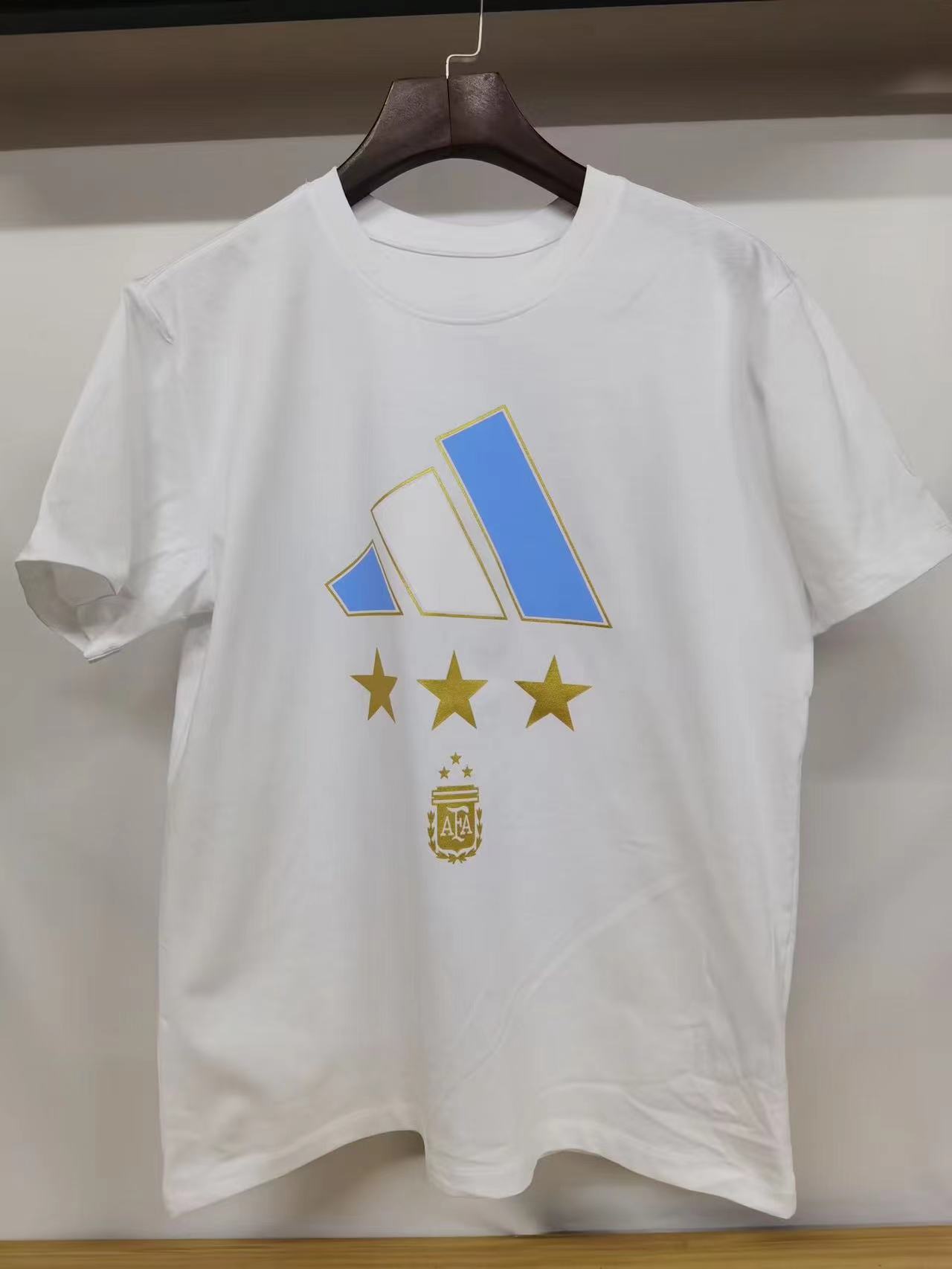 AlphaJersey-Three Star Argentina Champion Shirt 2022 World Cup
