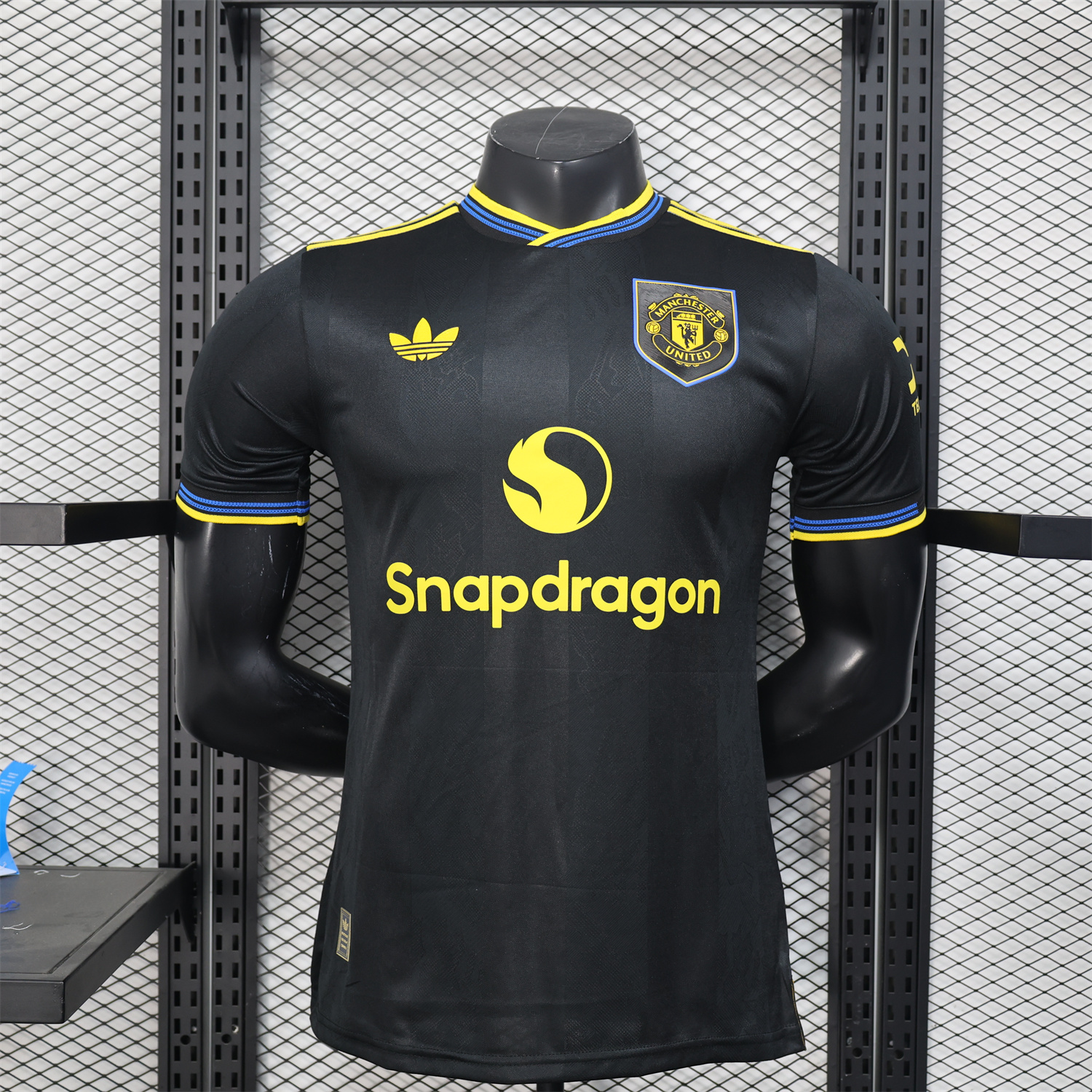 AlphaJersey-Manchester United 25-26 Third Black Jersey - Player Version