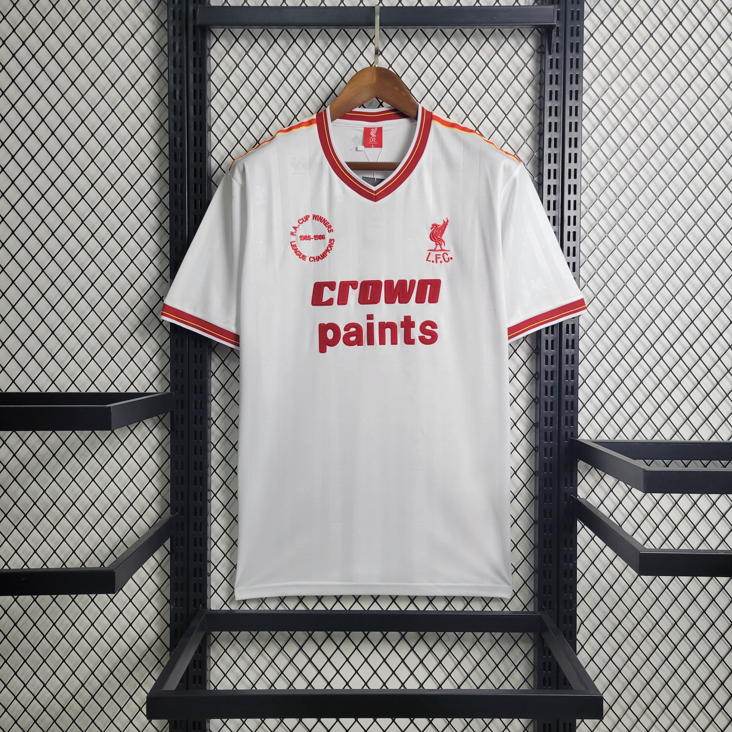 AlphaJersey-Retro Liver.pool 1986-87 Away Stadium Jersey