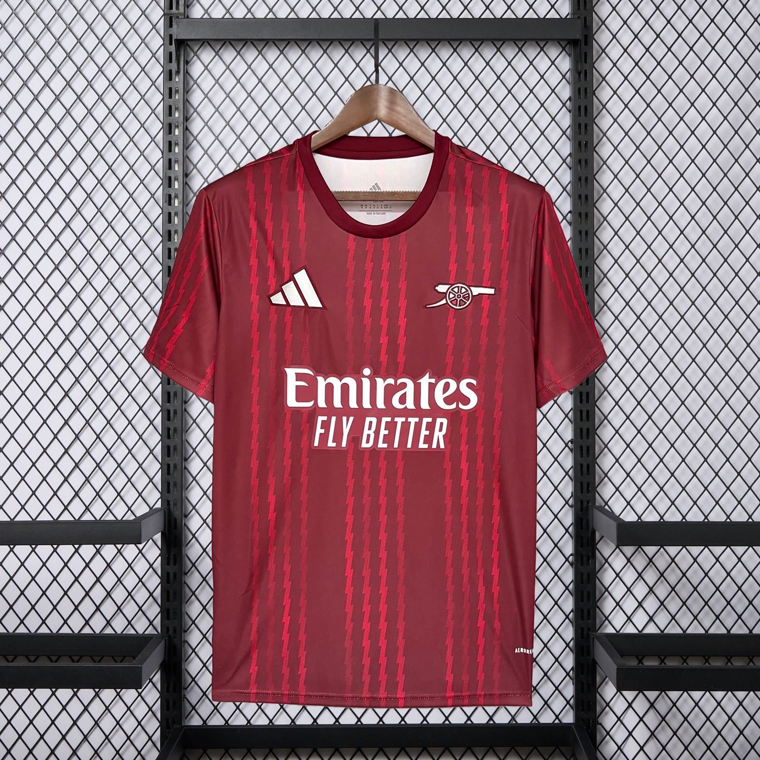 AlphaJersey-Arsenal 26-27 Red Lines Training Jersey - Fans Version
