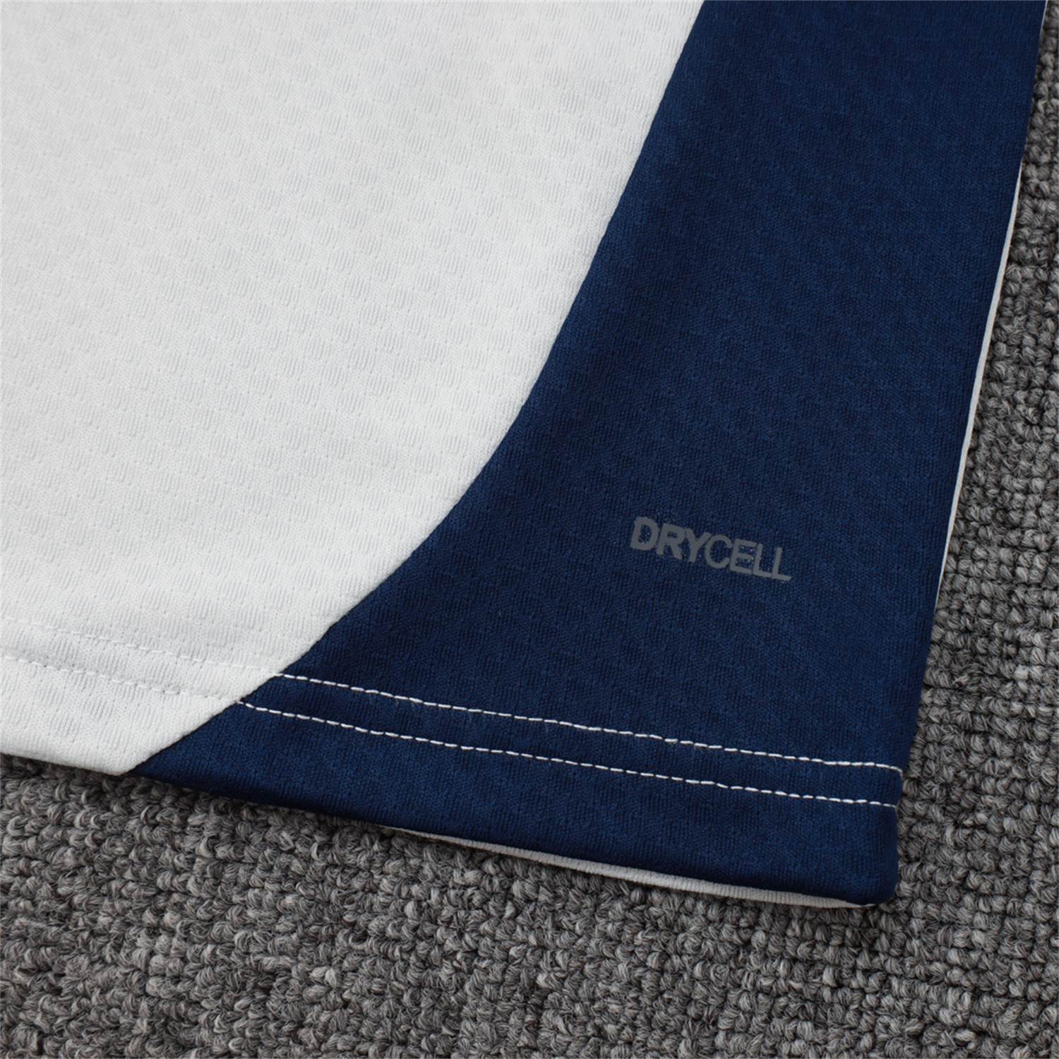 AlphaJersey-Portugal 25-26 Long Sleeve Training Set - Off White Top and Deep Blue Pants