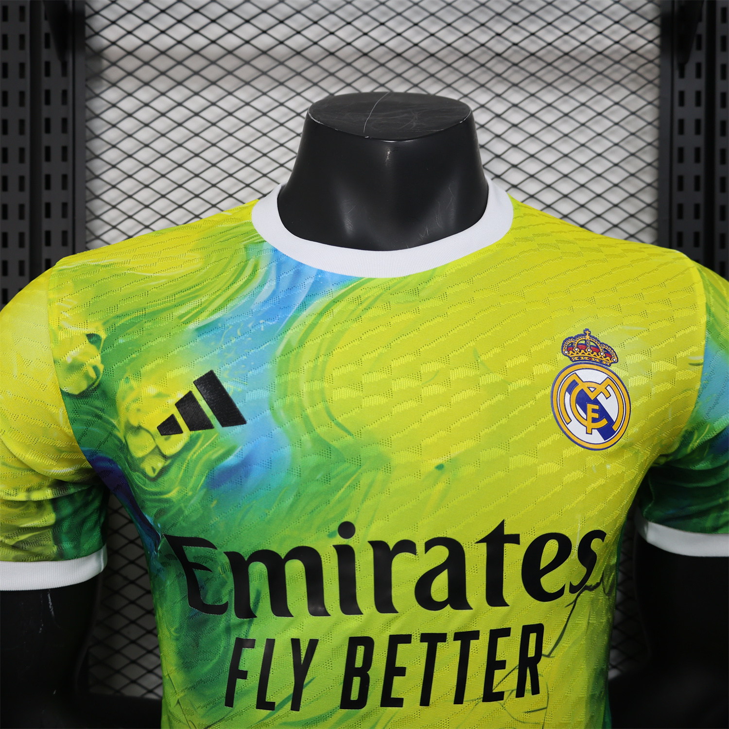 AlphaJersey-Real Madrid 25-26 Green & Yellow Special Edition Jersey - Player Version