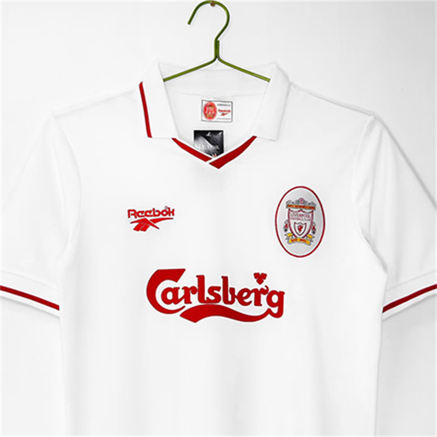 AlphaJersey-Retro Liver.pool 1996-97 Away White Jersey