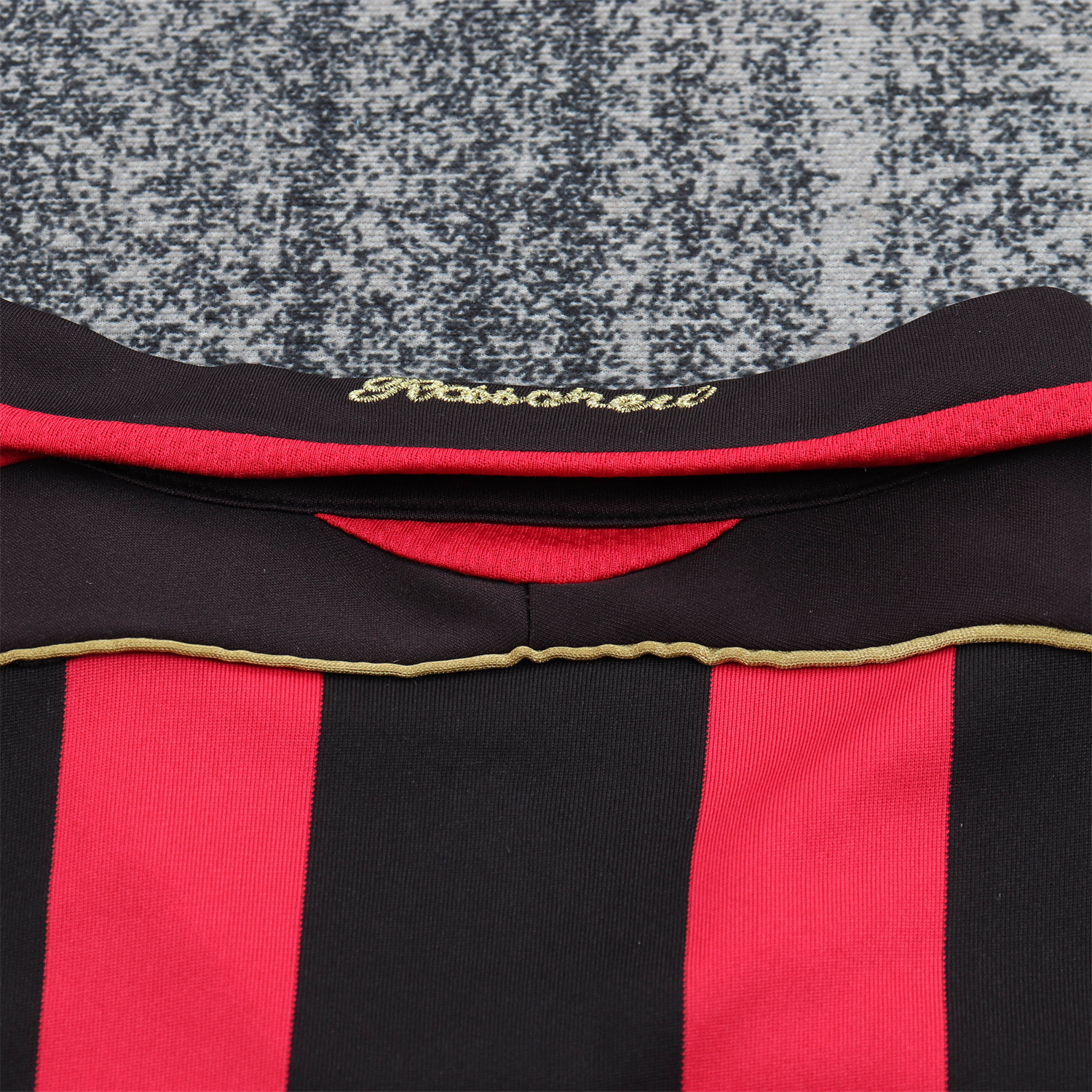AlphaJersey-Retro AC Milan 2006-07 Home Long Sleeves Kids Kit