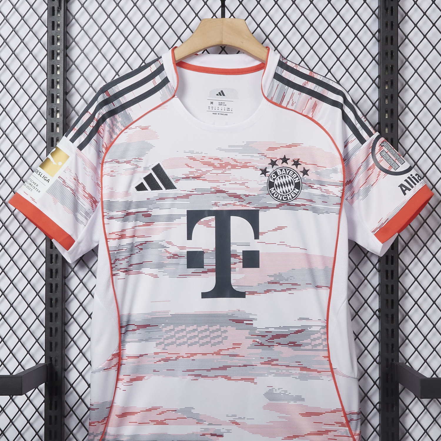 AlphaJersey-Bayern Munich 25-26 Away White Jersey - Fans Version