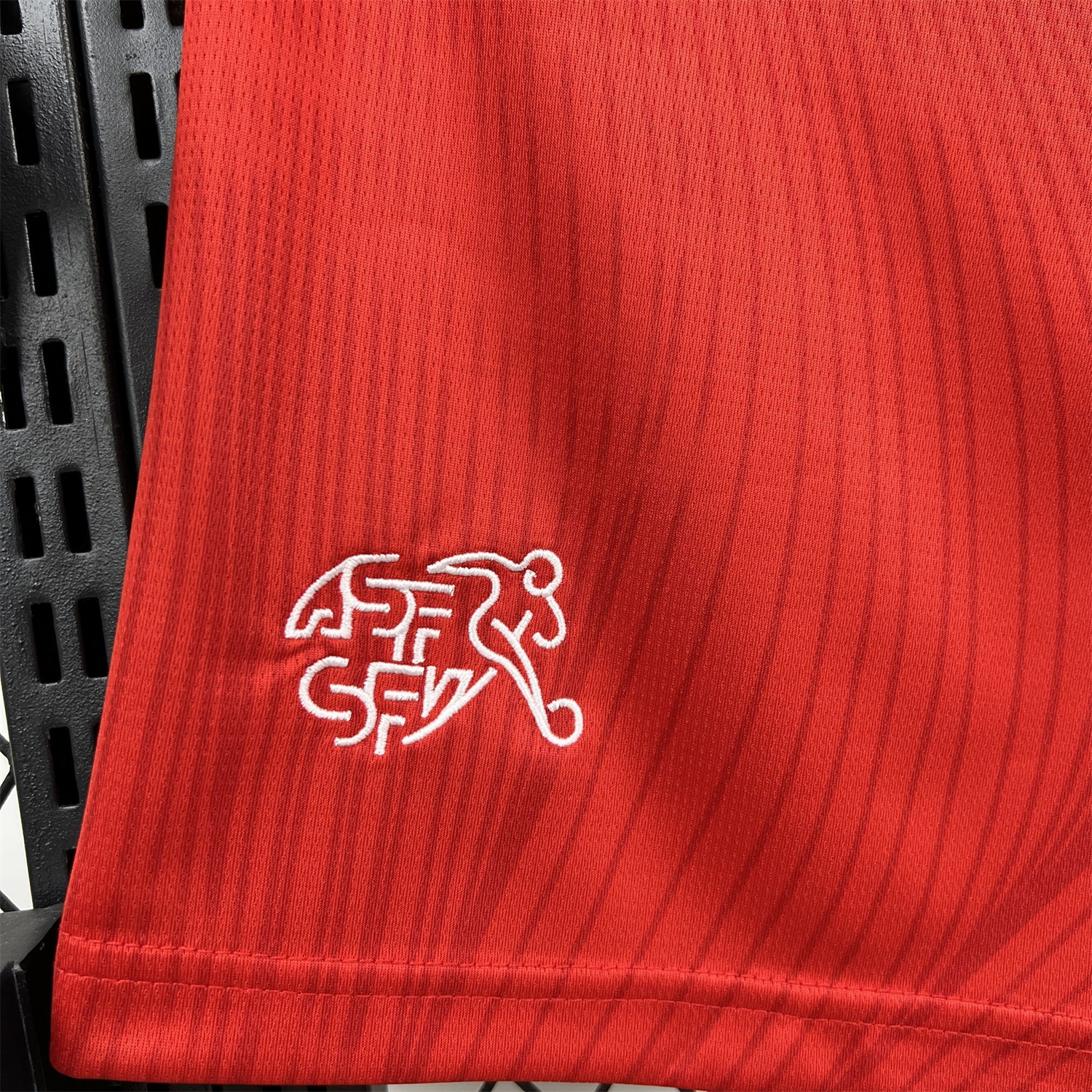 AlphaJersey-Switzerland 2026 Home Red Shorts - Fans Version