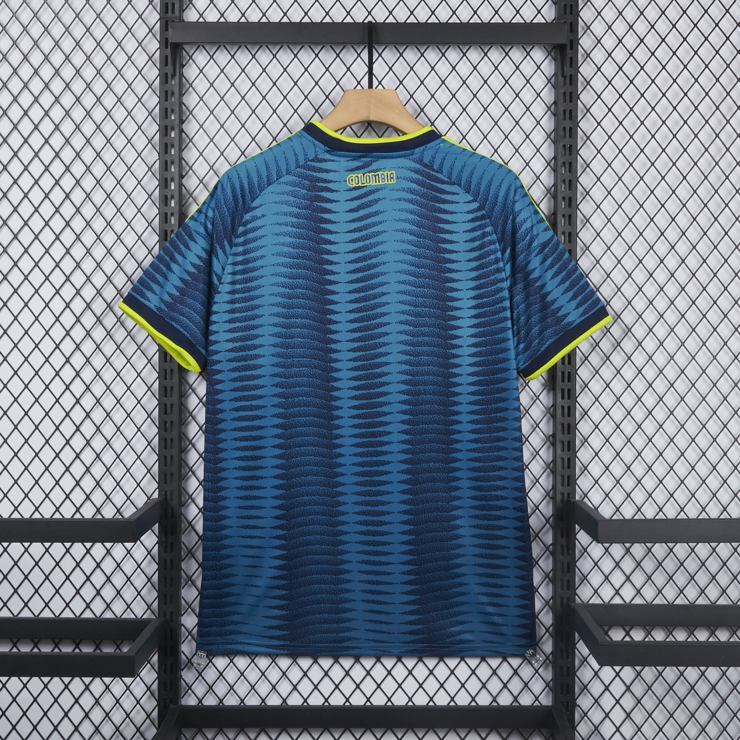 AlphaJersey-Colombia 2026 Away Blue Jersey - Fans Version
