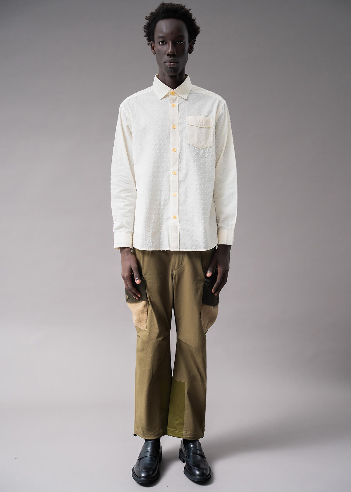 Swiss Dot Shirt | Modern Menswear by yycbvcnbmmnbm