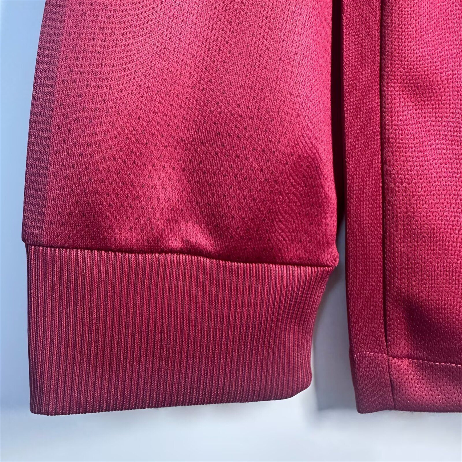AlphaJersey-Retro Roma 2017-18 Home Long Sleeves Jersey