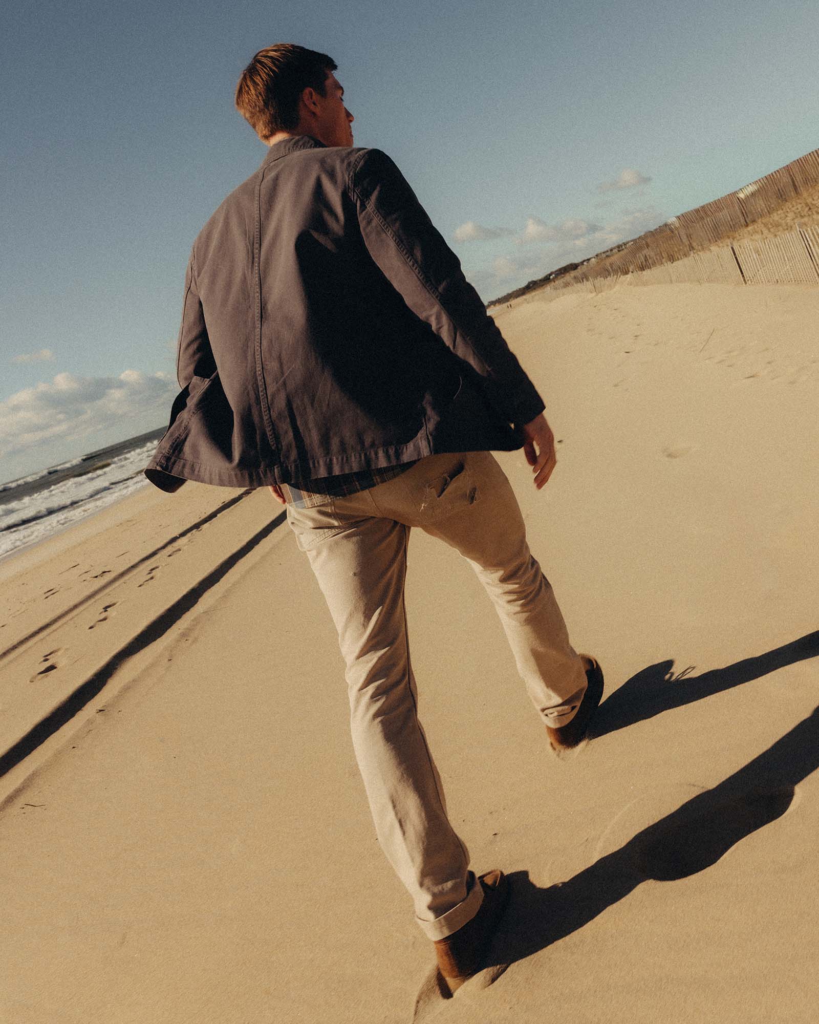 The Ojai Jacket in Organic Charcoal Foundation Twill | Modern Menswear by yycbvcnbmmnbm