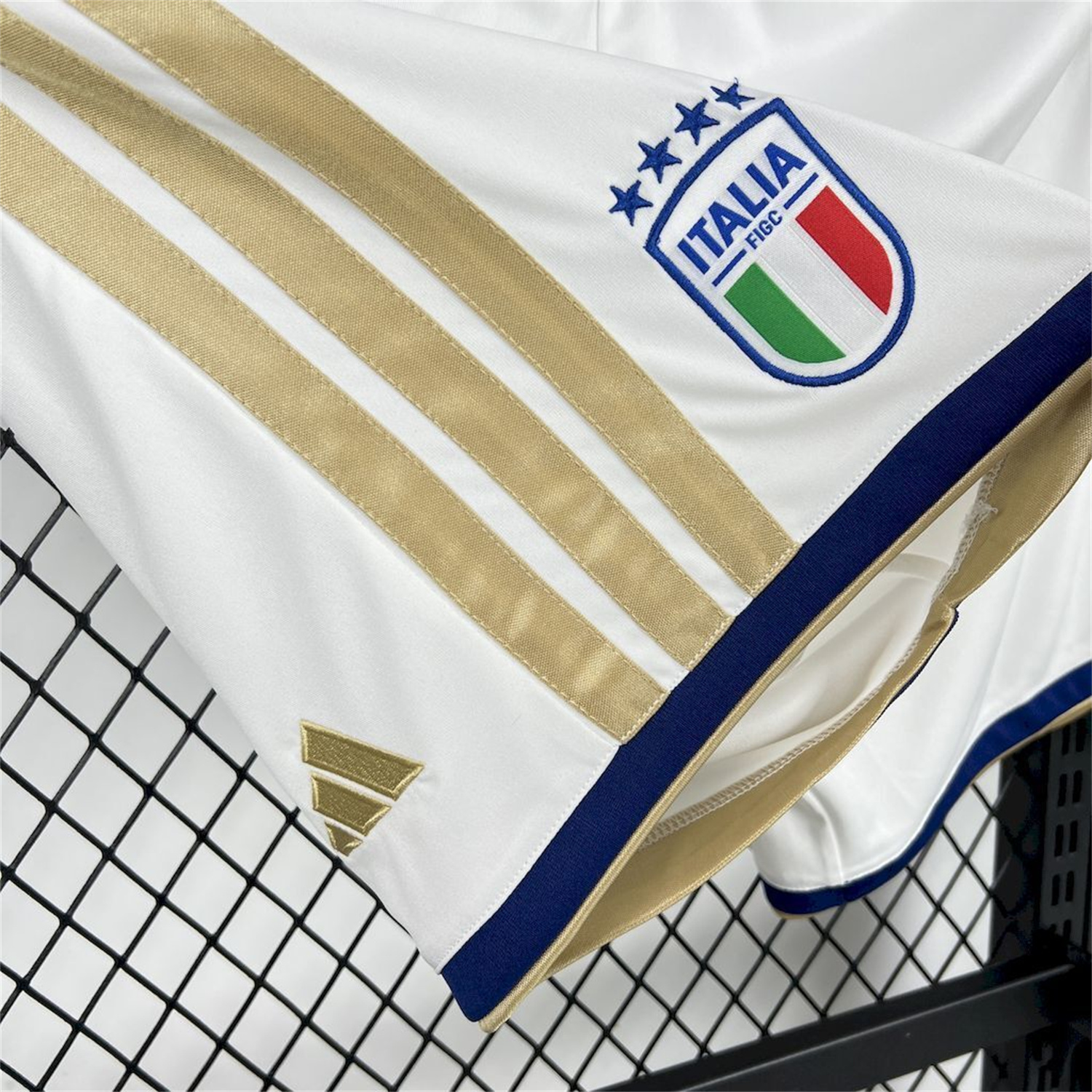 AlphaJersey-Italy 2026 Home White Shorts - Fans Version
