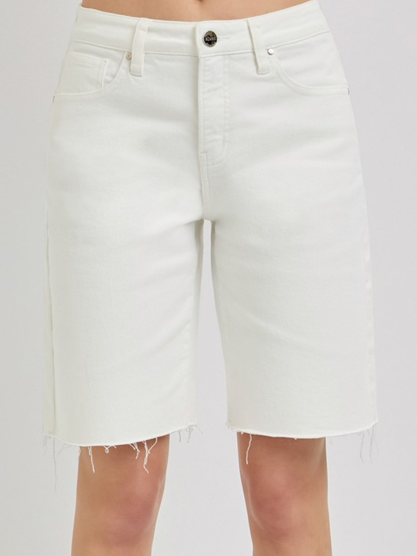 White Bermuda Shorts | Elegant Women's Fashion by coolavocek