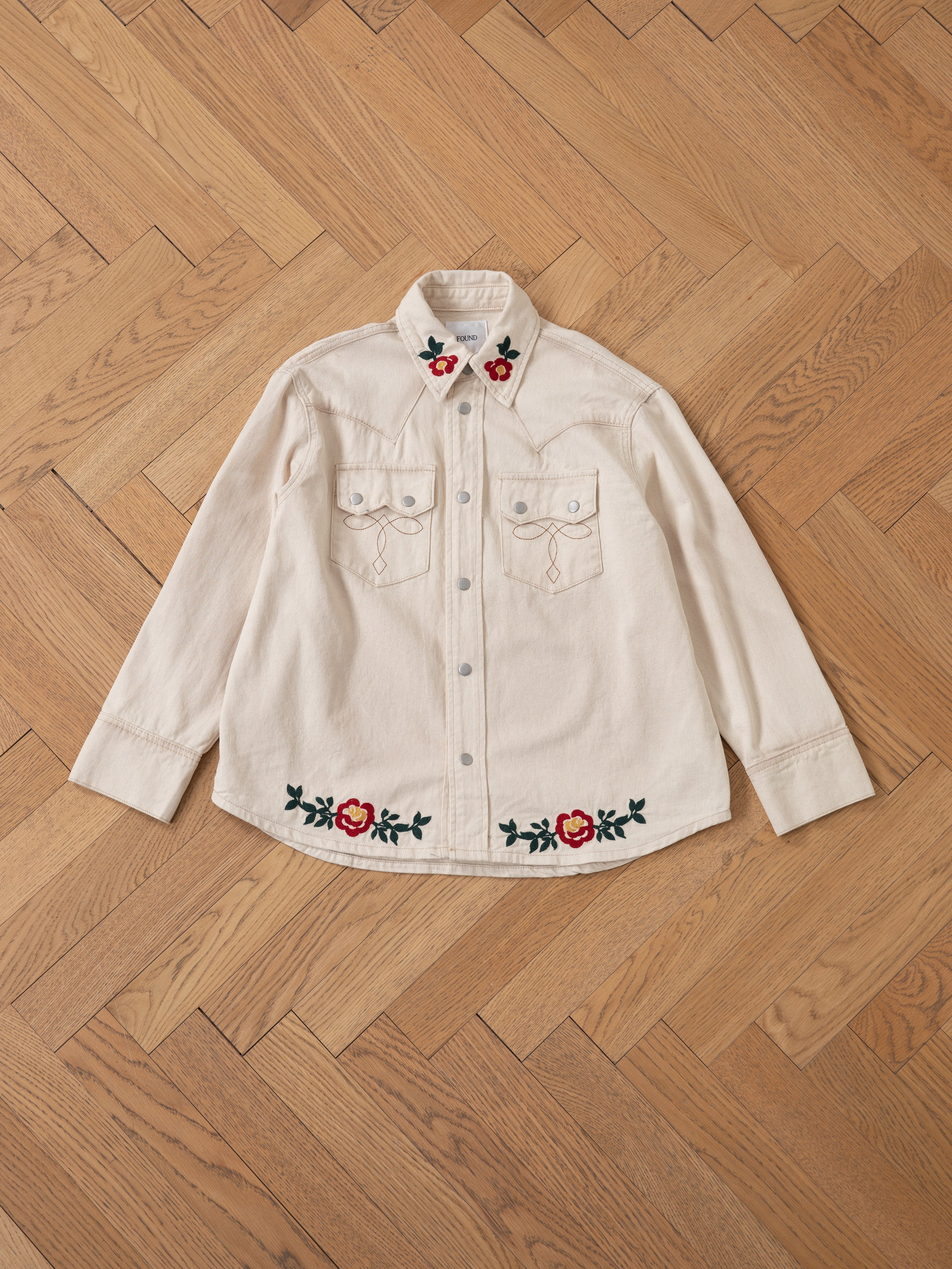 Western Floral Denim Shirt | Modern Menswear by yycbvcnbmmnbm